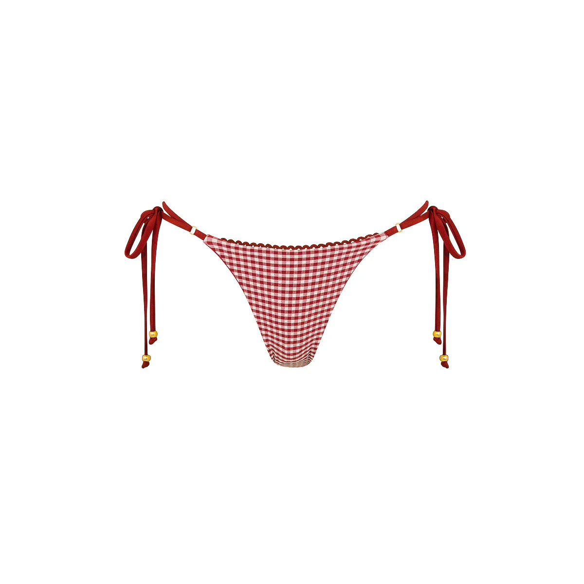 Decorative Thong Tie Side Bikini Bottom - Coco Kisses