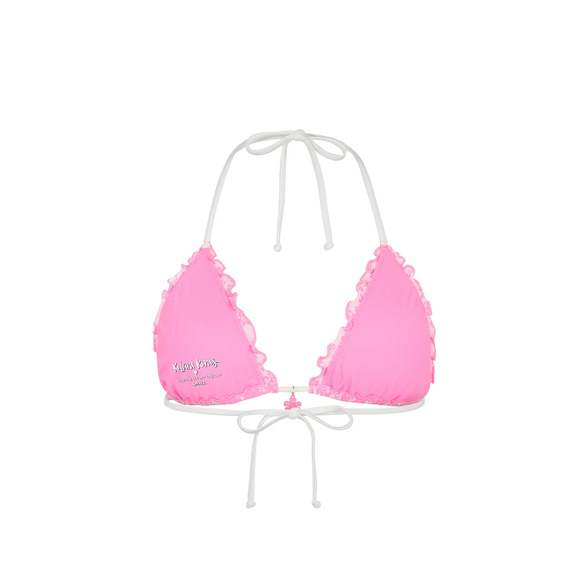 Lettuce Edge Bralette Bikini Top - Sugar Sprinkle