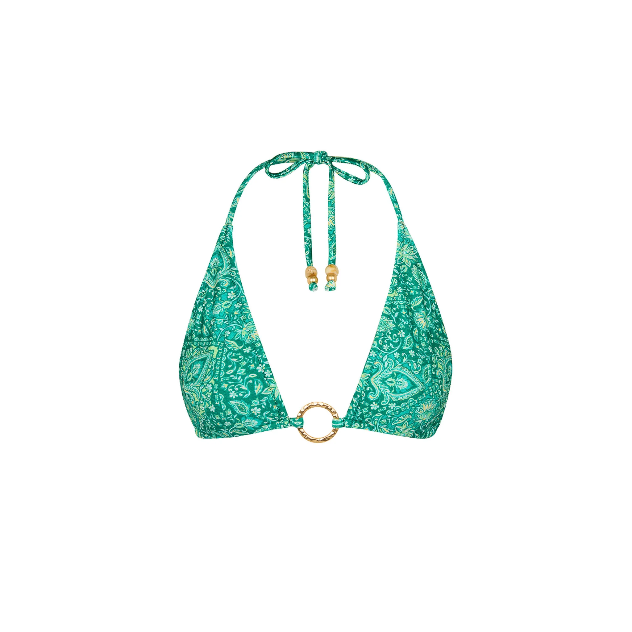 1113-ring-halter-bikini-top-emerald-aura-1.webp Ring Halter Bikini Top - Emerald Aura