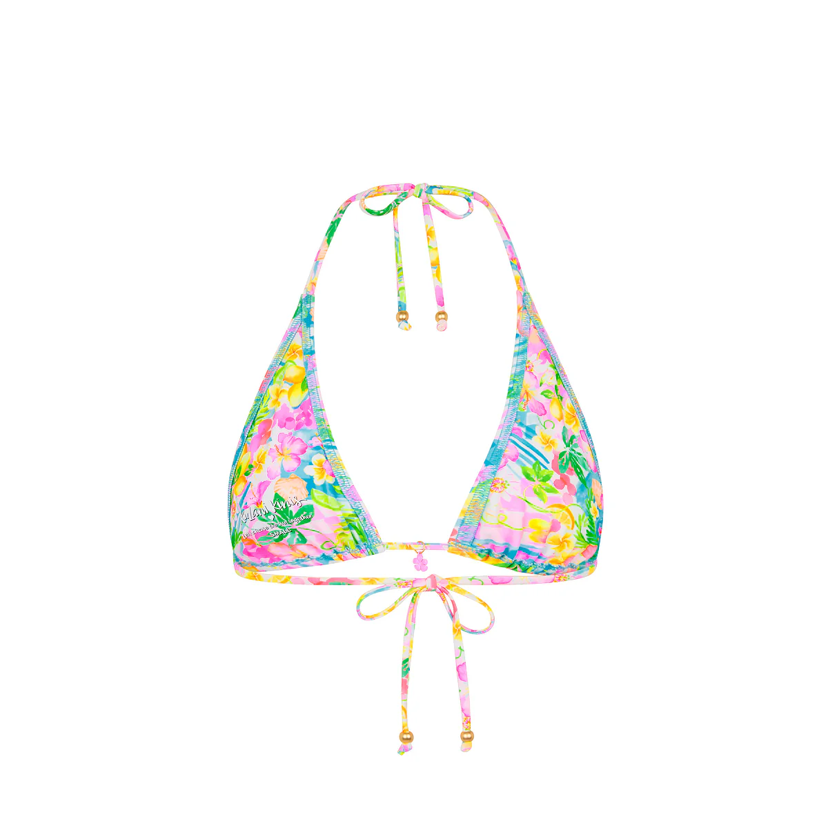 Classic Tie Halter Bikini Top - Summer Daydreams
