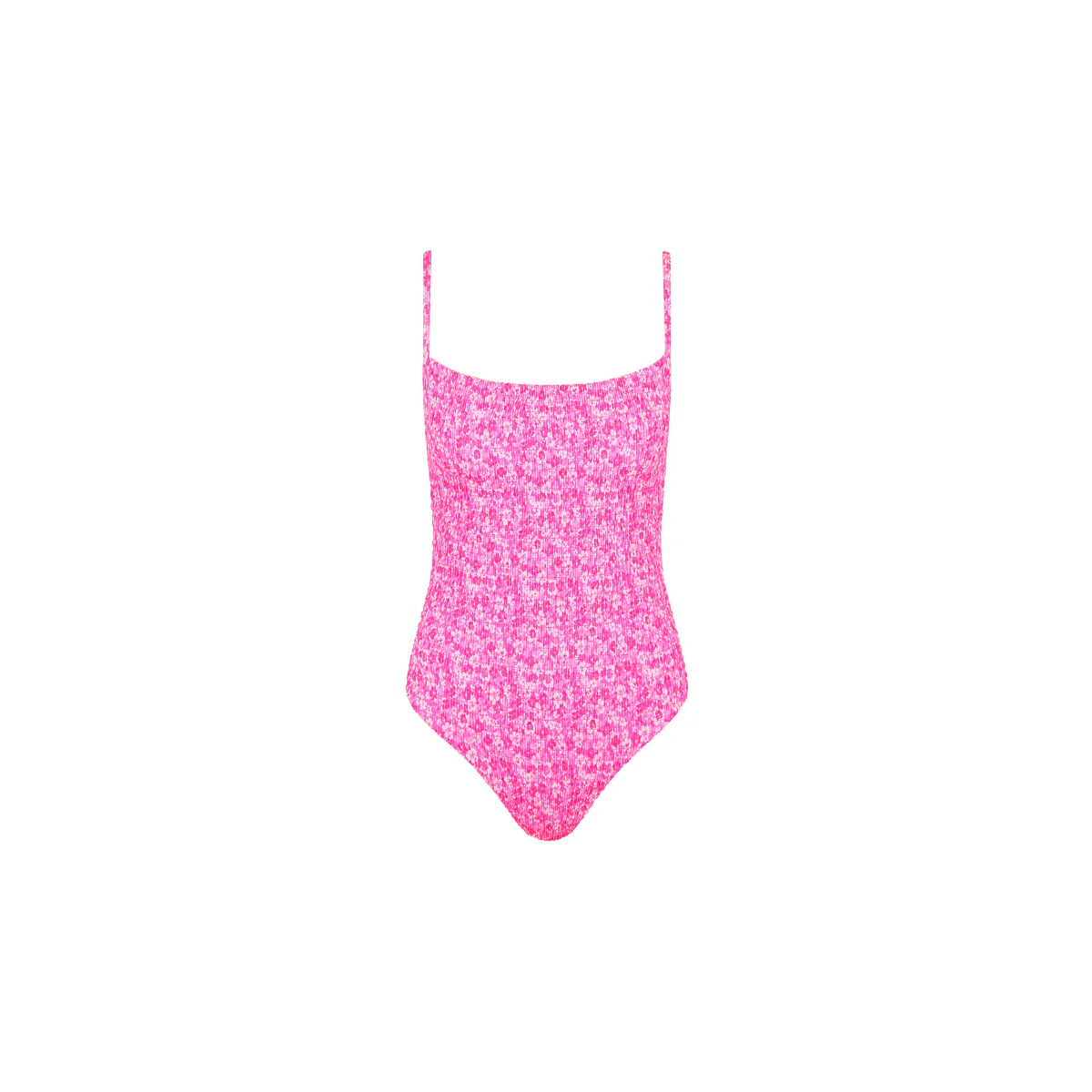 1272-shirred-low-back-one-piece-berry-burst-1.webp Shirred Low Back One Piece - Berry Burst