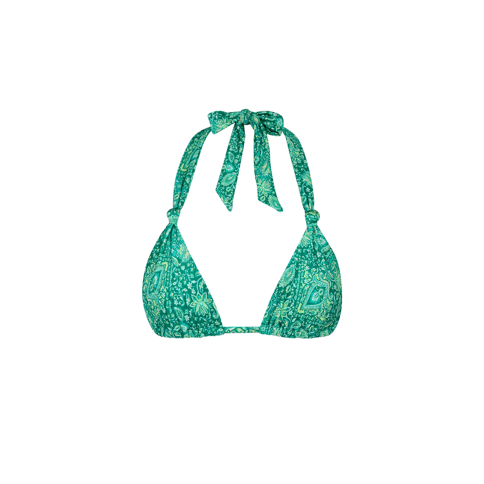 1302-soft-knot-halter-bikini-top-emerald-aura-1.webp Soft Knot Halter Bikini Top - Emerald Aura