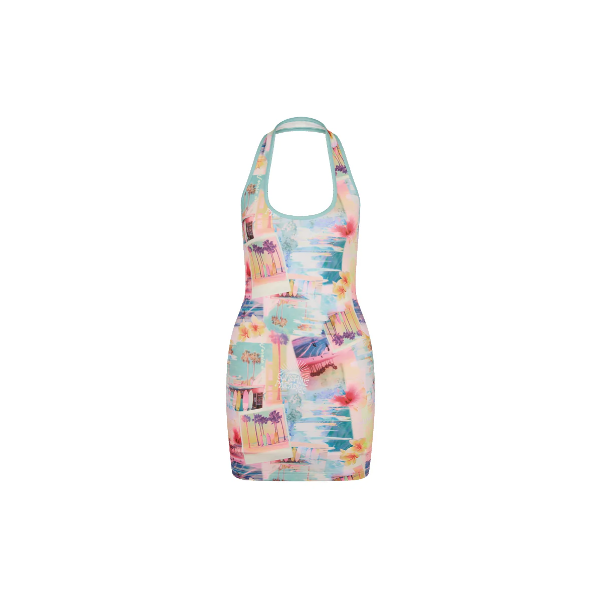 1434-halter-neck-mini-dress-sunshine-motel-1.webp Halter Neck Mini Dress - Sunshine Motel