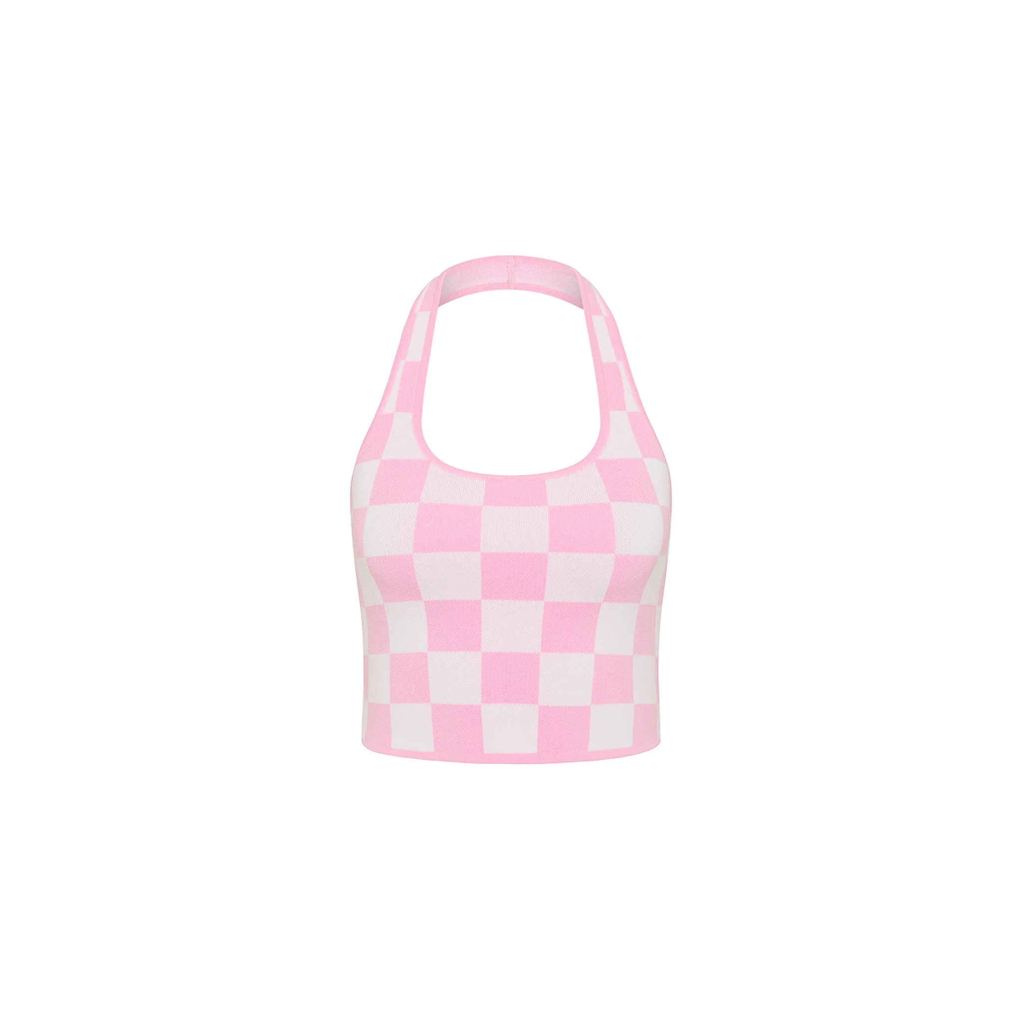 Knit Halter Tank Top - Love Match