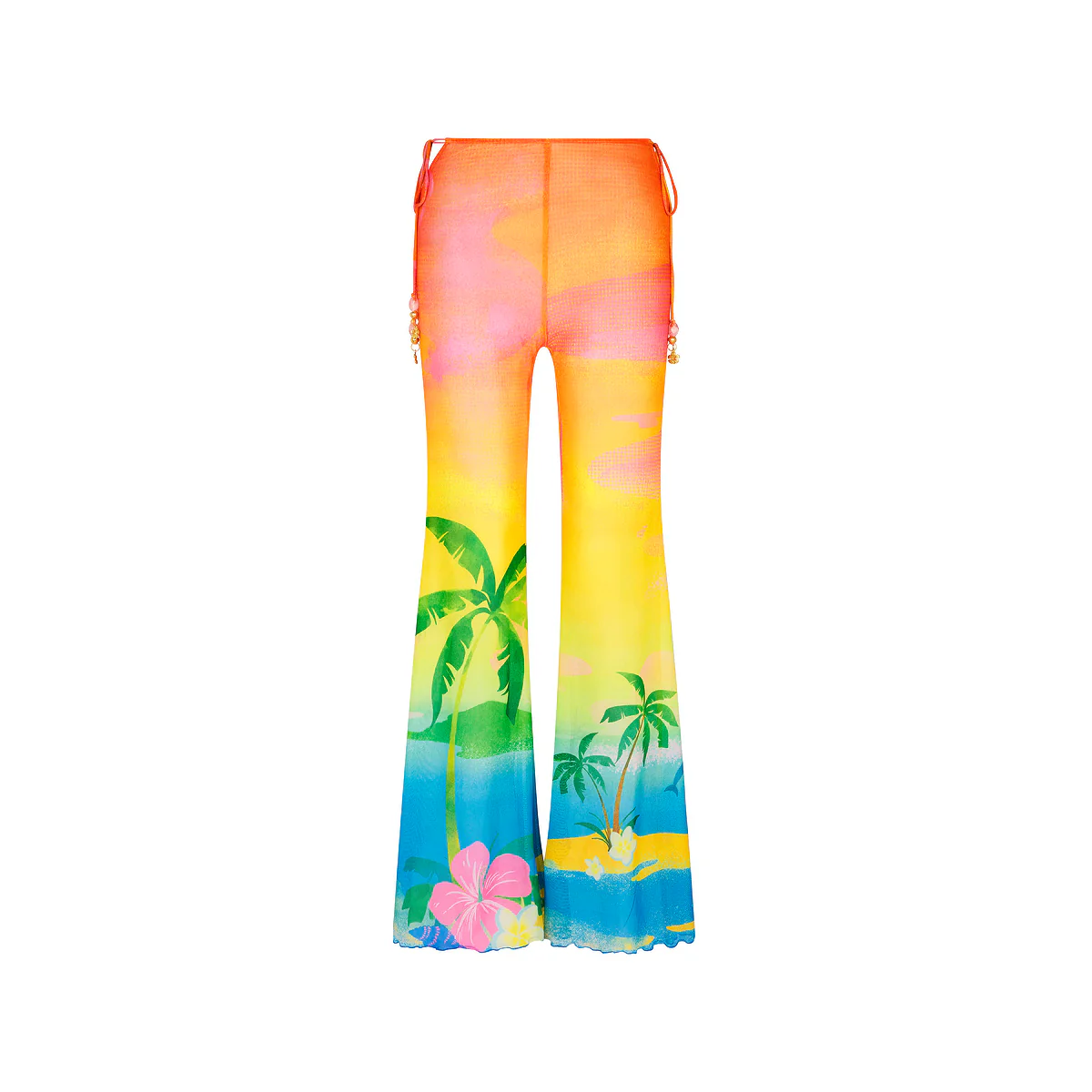 1471-mesh-flare-tie-pants-bahama-breeze-1.webp Mesh Flare Tie Pants - Bahama Breeze