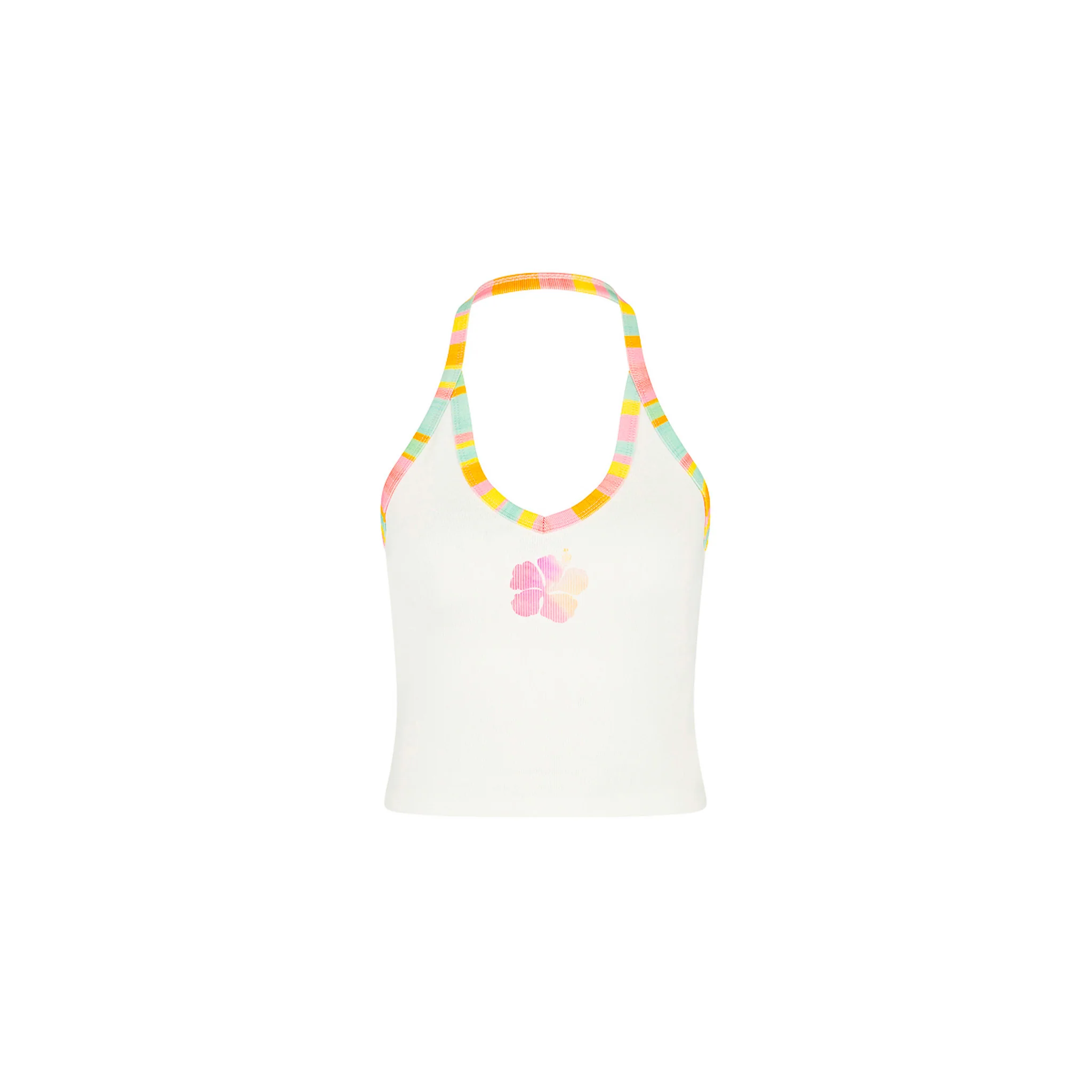 1512-printed-dip-halter-tank-summer-sundae-1.webp Printed Dip Halter Tank - Summer Sundae