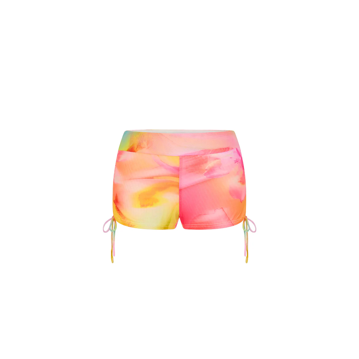 1537-extra-small-extra-small-variation-1.webp Ruched Micro Short - Frangipani Swirl