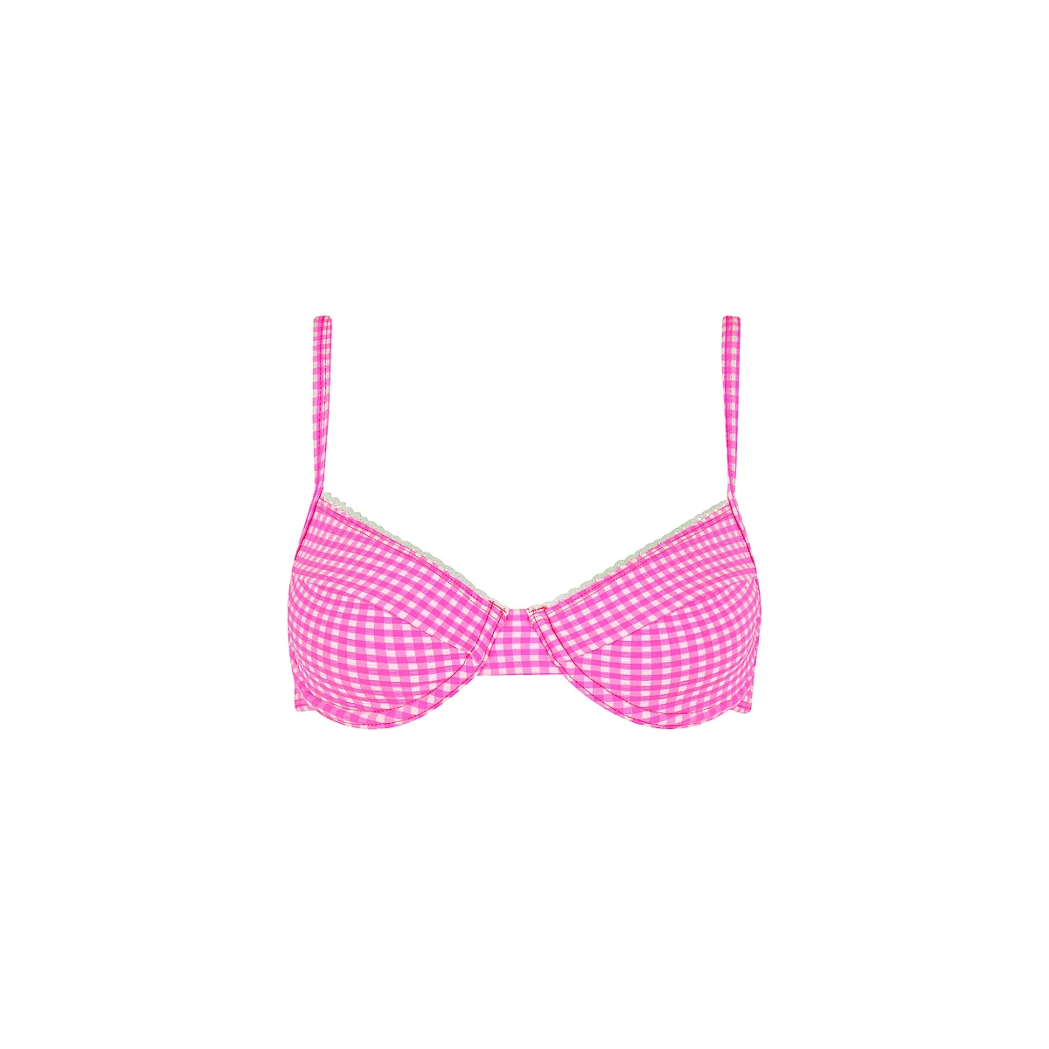 169-ditzy-underwire-bra-bikini-top-pink-diva-1.webp Ditzy Underwire Bra Bikini Top - Pink Diva
