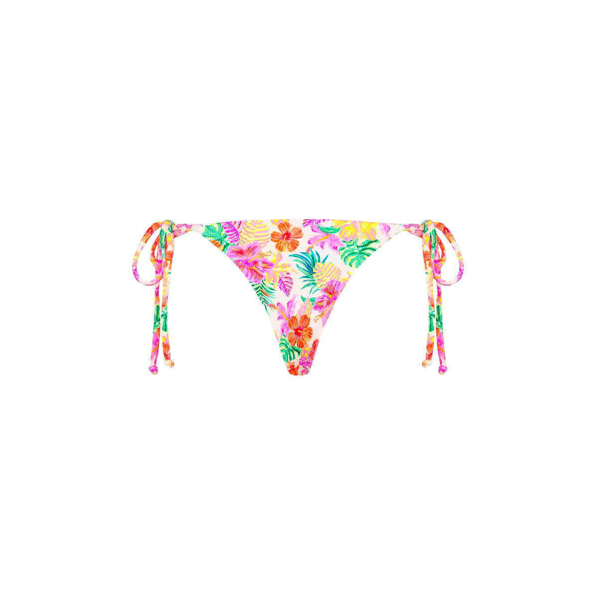 Thong Tie Side Bikini Bottom - Island Escape