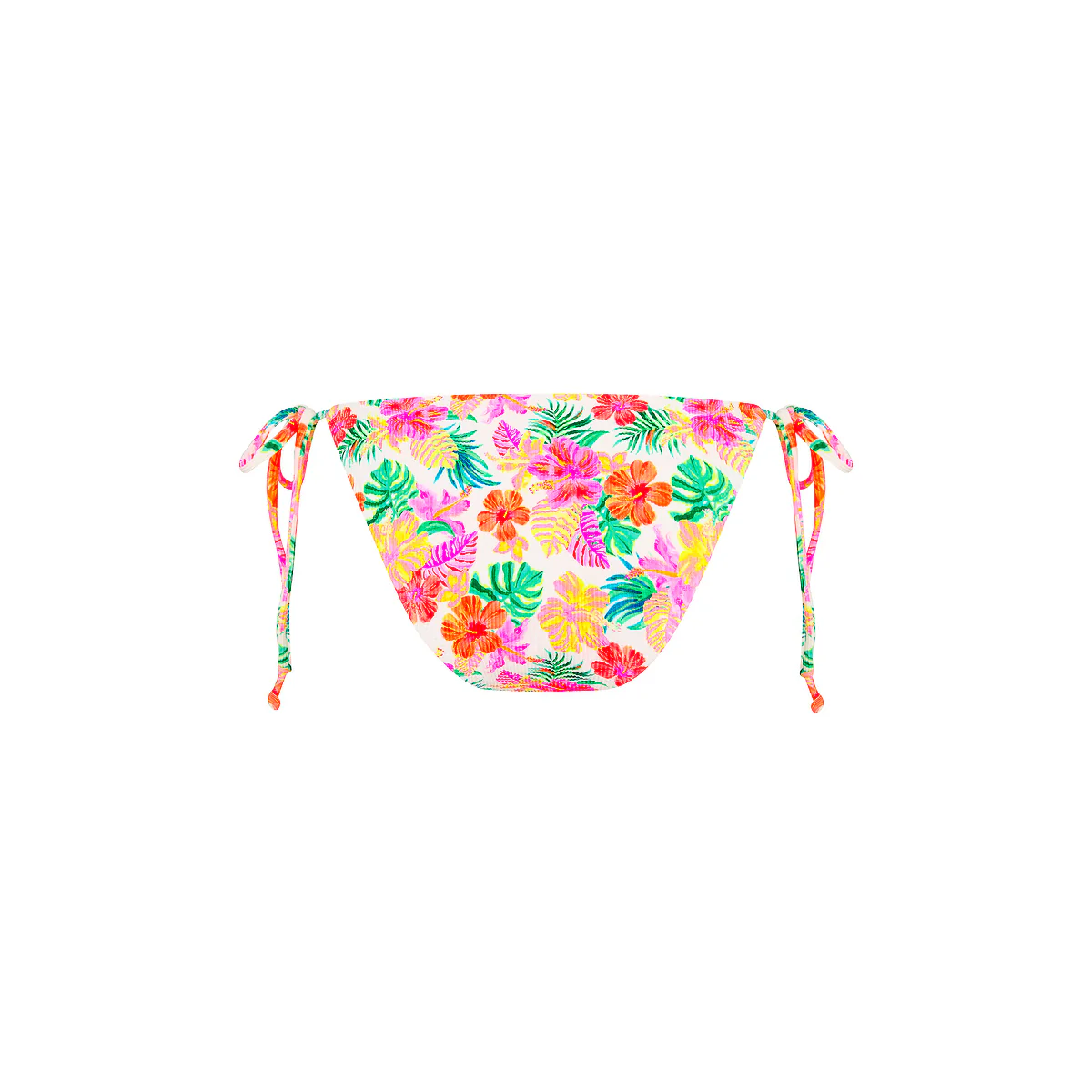 Full Coverage Tie Bikini Bottom - Island Escape