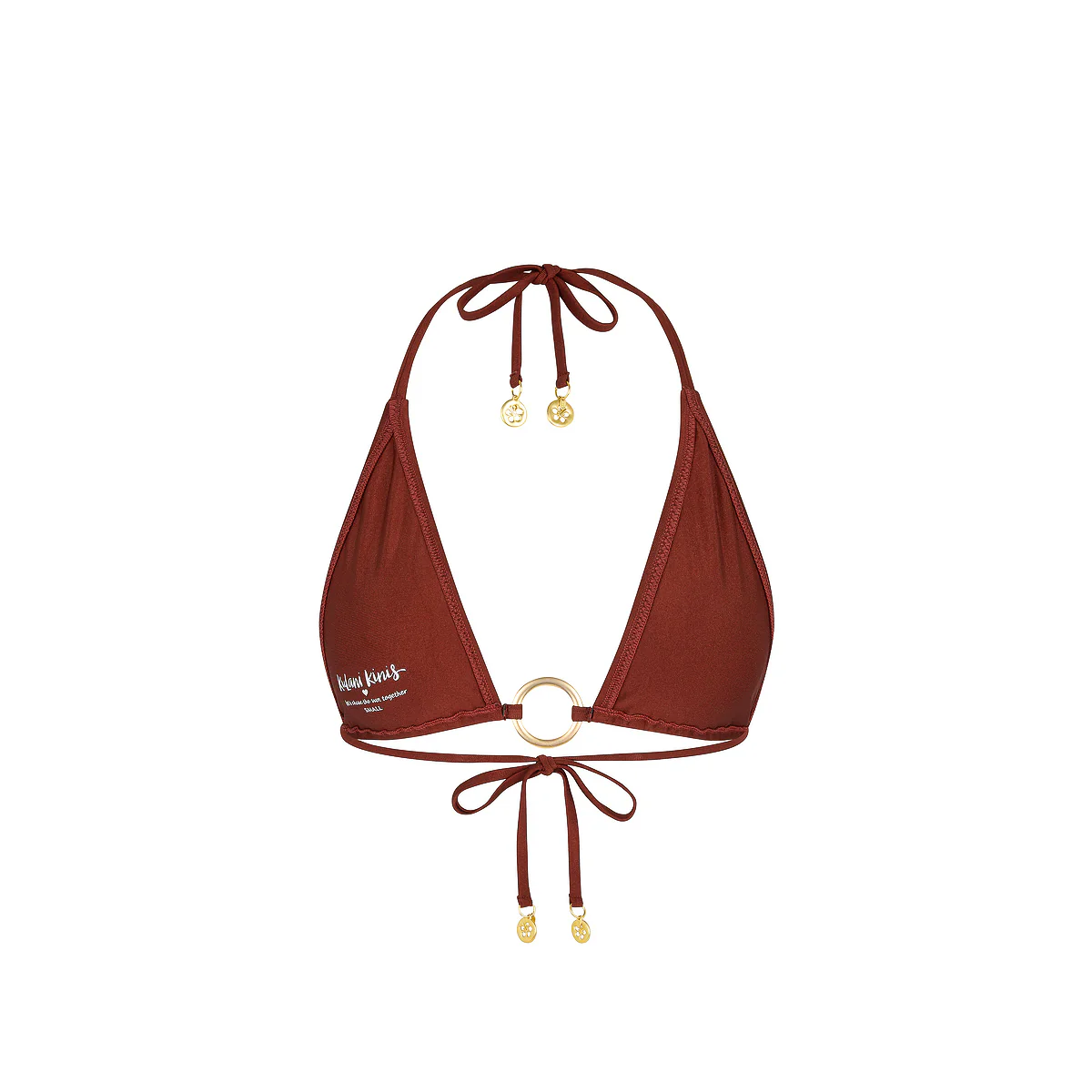 Ring Halter Bikini Top - Cinnamon Sugar