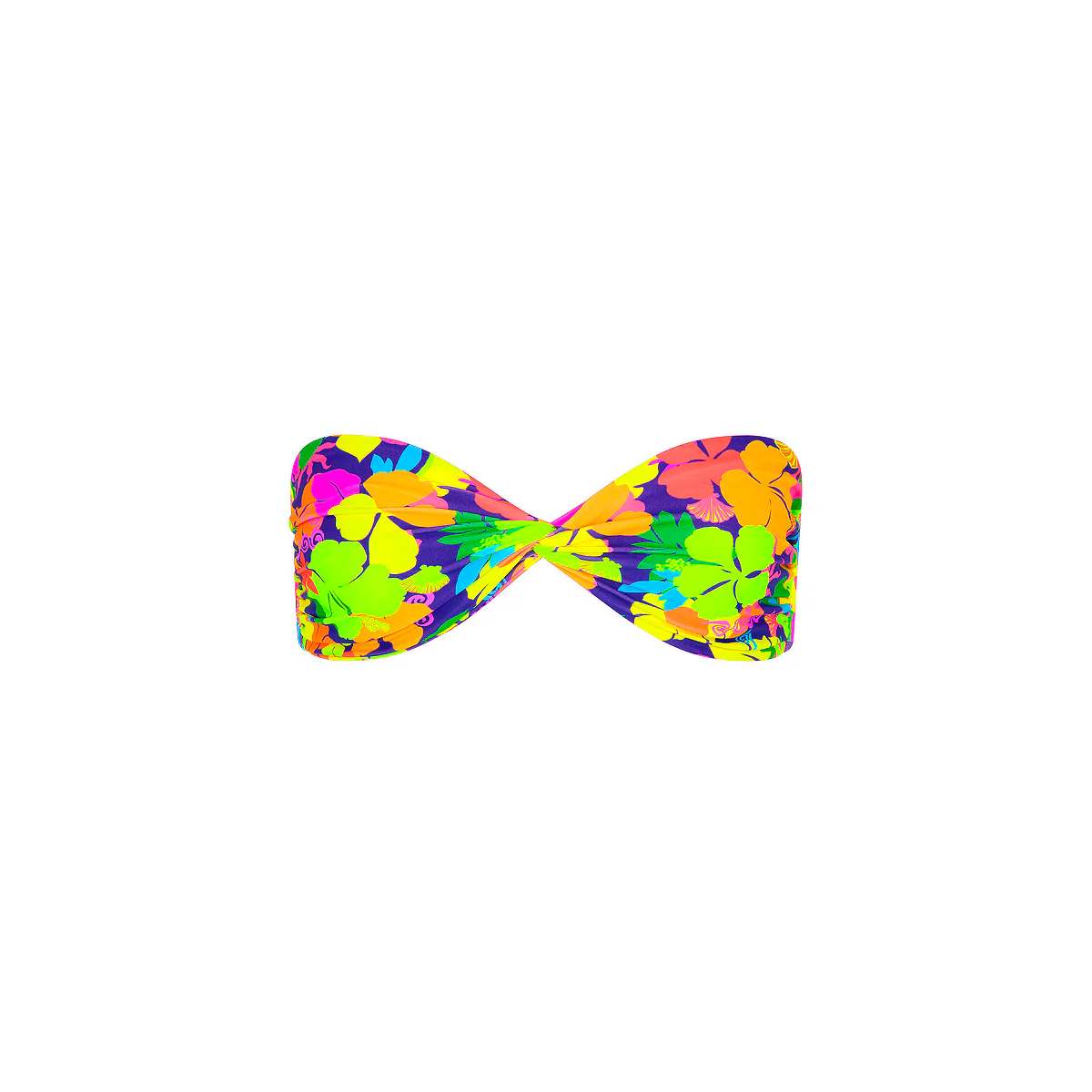 2026-twist-bandeau-bikini-top-neon-sunset-1.webp Twist Bandeau Bikini Top - Neon Sunset
