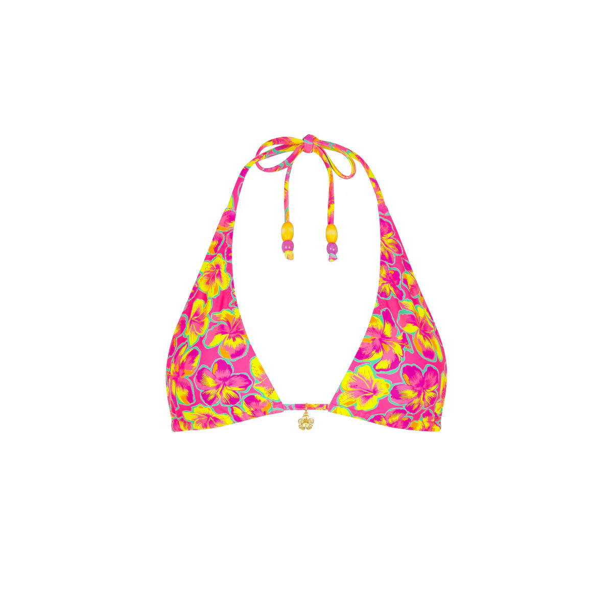 260-classic-tie-halter-bikini-top-sun-pop-1.webp Classic Tie Halter Bikini Top - Sun Pop