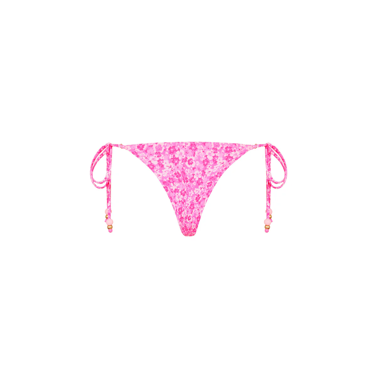 Thong Tie Side Bikini Bottom - Berry Burst
