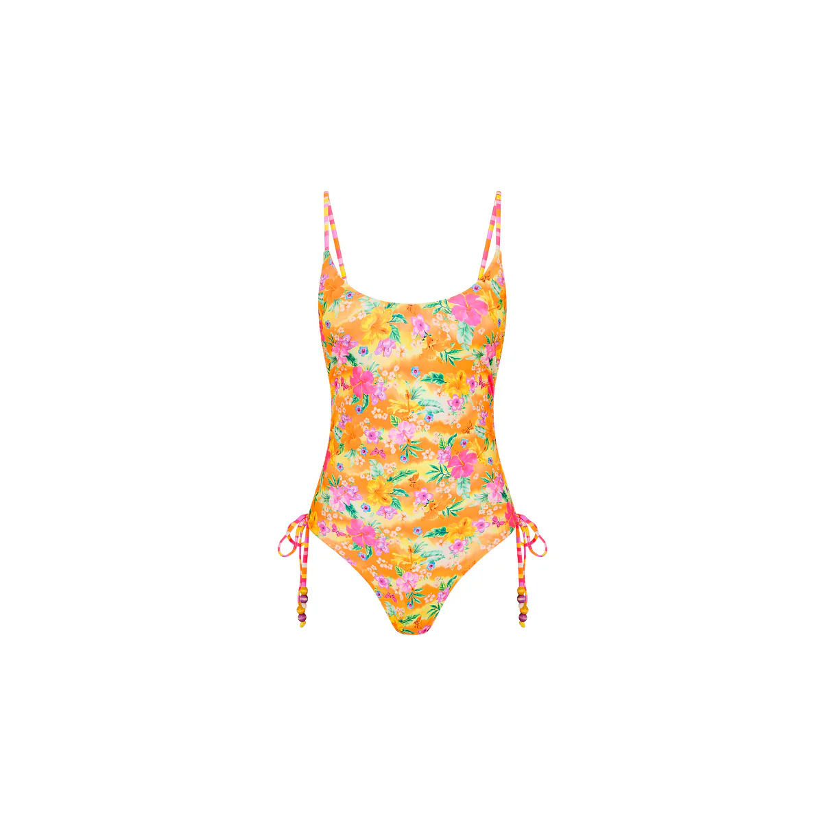 2839-ruched-tie-side-cheeky-one-piece-peachy-pocket-1.webp Ruched Tie Side Cheeky One Piece - Peachy Pocket