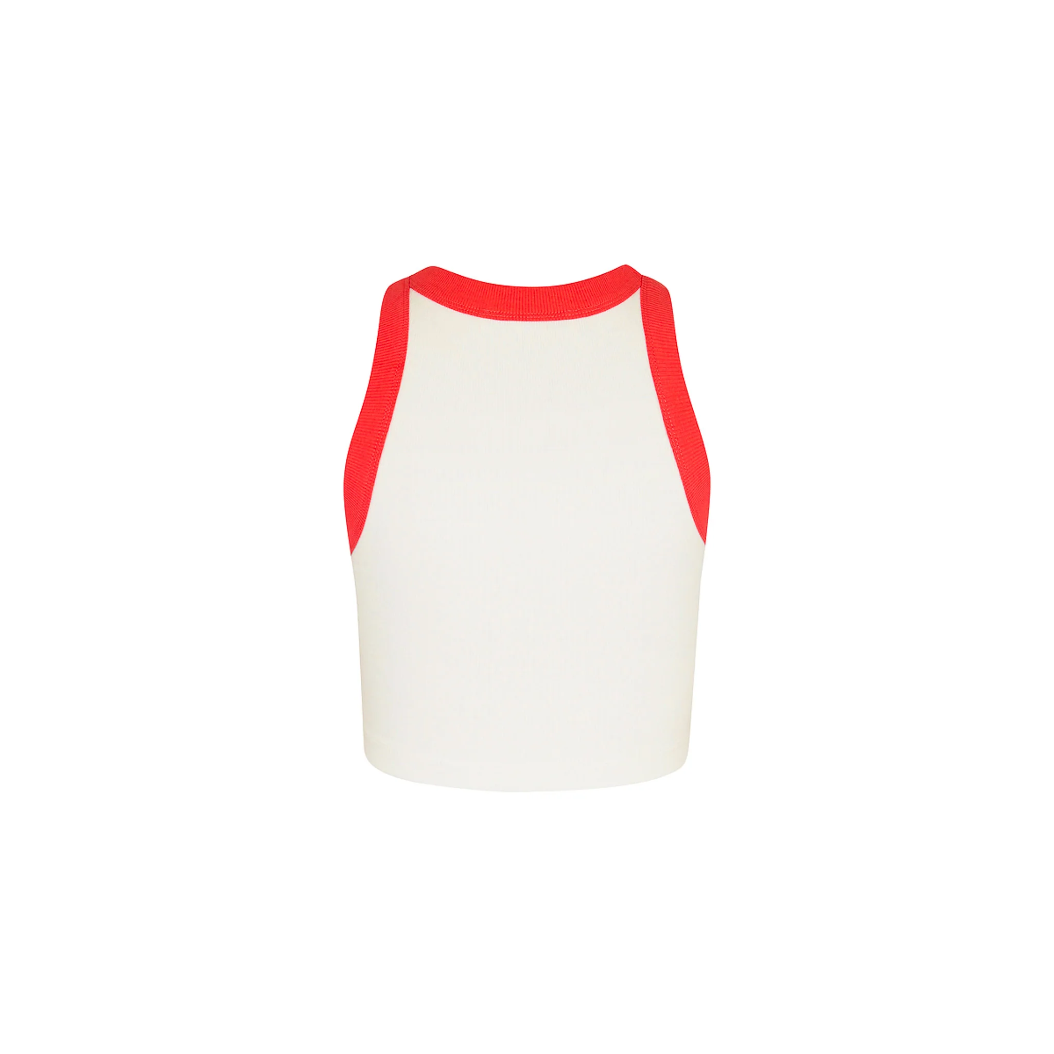 Bind Crop Tank Top - Hibiscus Kisses