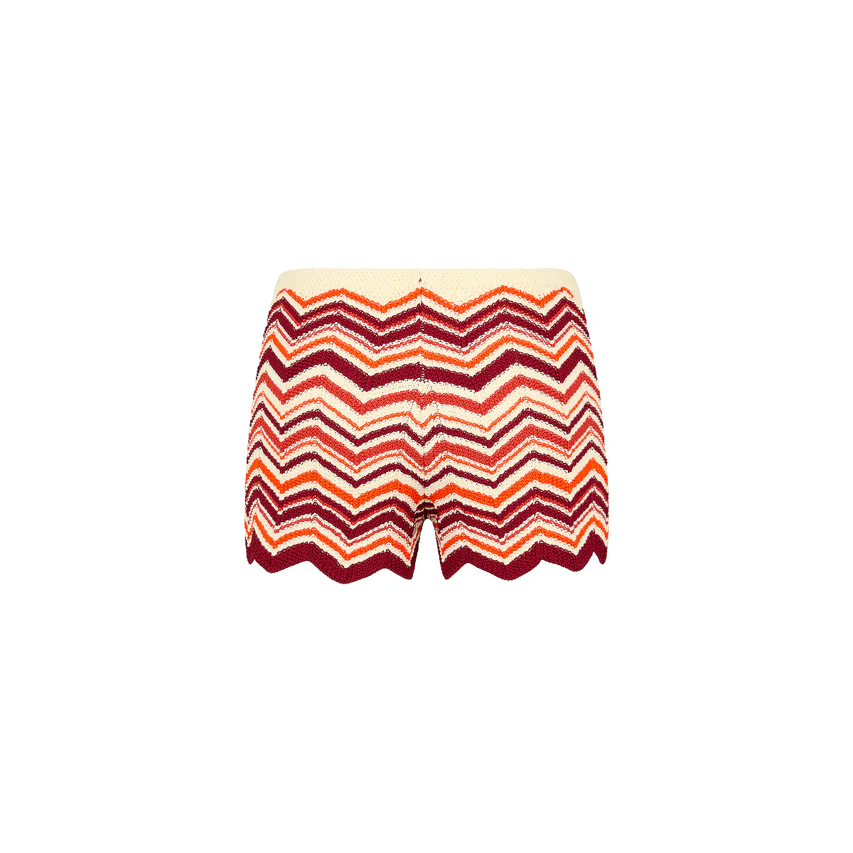 Chevron Knit Micro Short - Toffee Twist
