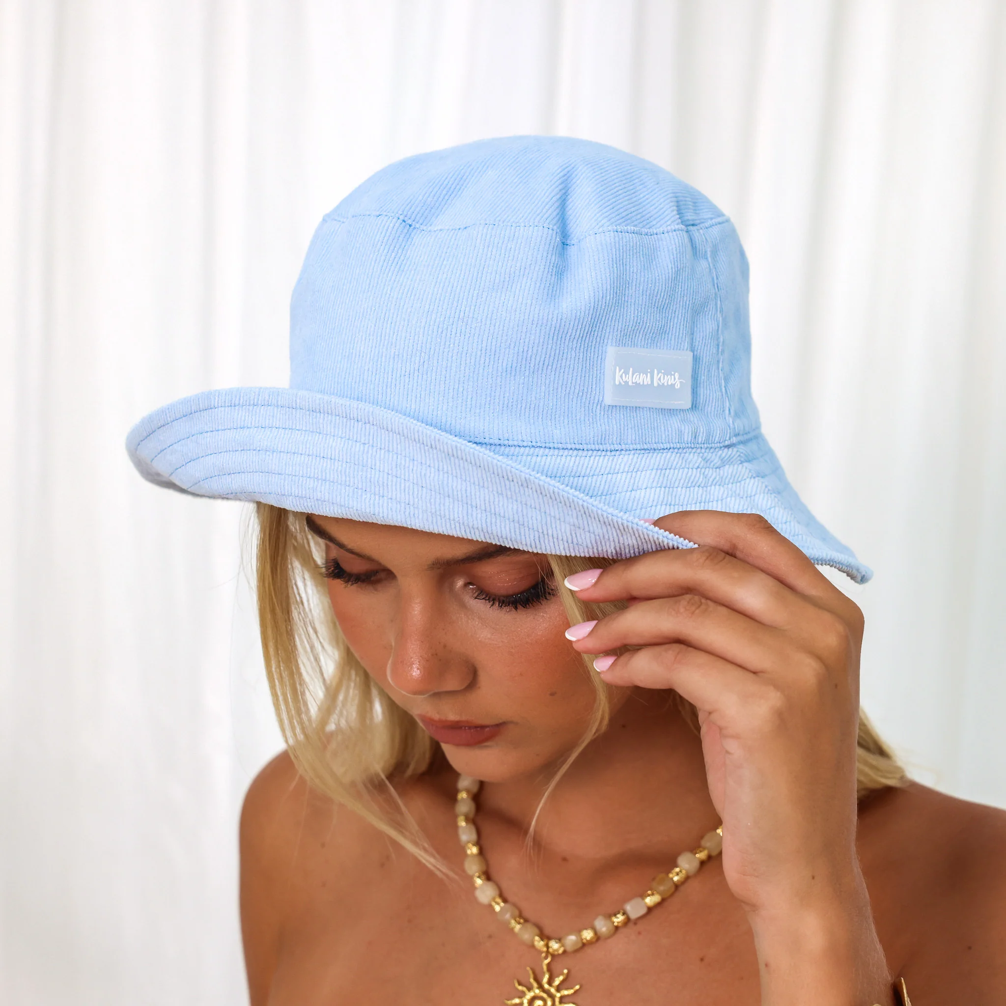 2956-corduroy-bucket-hat-blue-oasis-5.webp Corduroy Bucket Hat - Blue Oasis