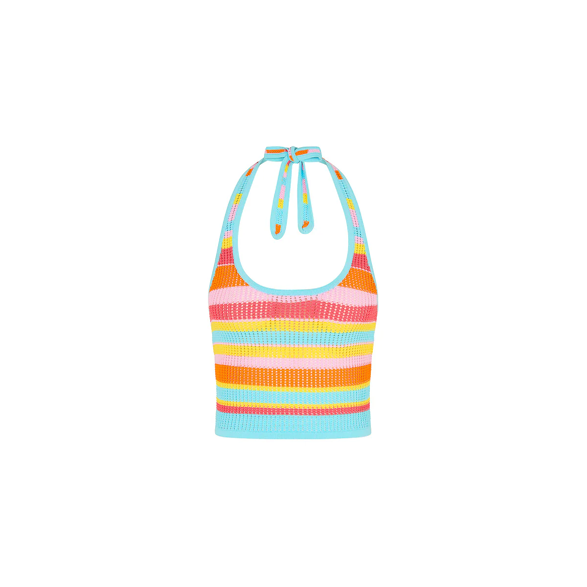 3104-knit-halter-tie-top-sunset-strip-1.webp Knit Halter Tie Top - Sunset Strip