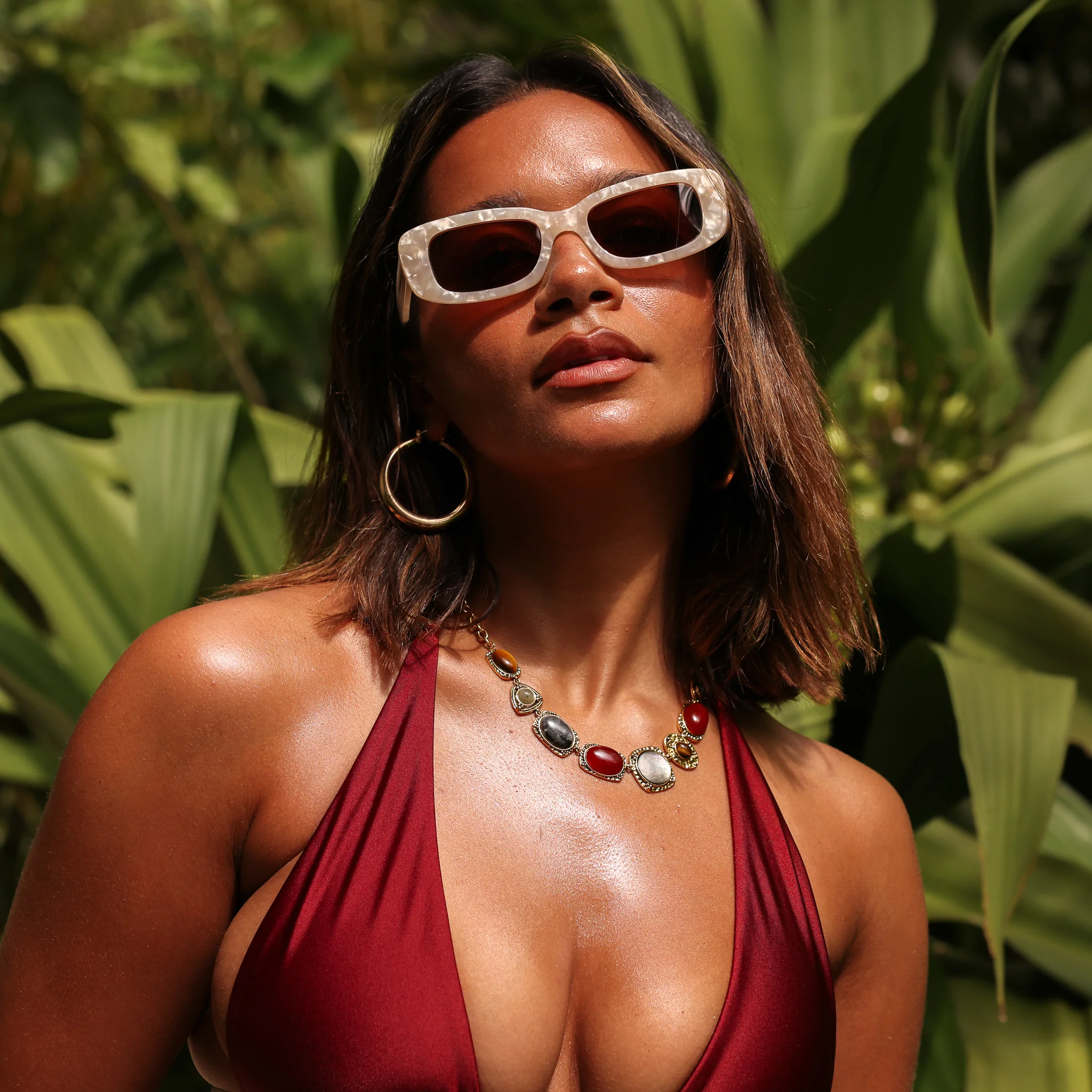 Paradise Sunglasses - Pearl Swirl