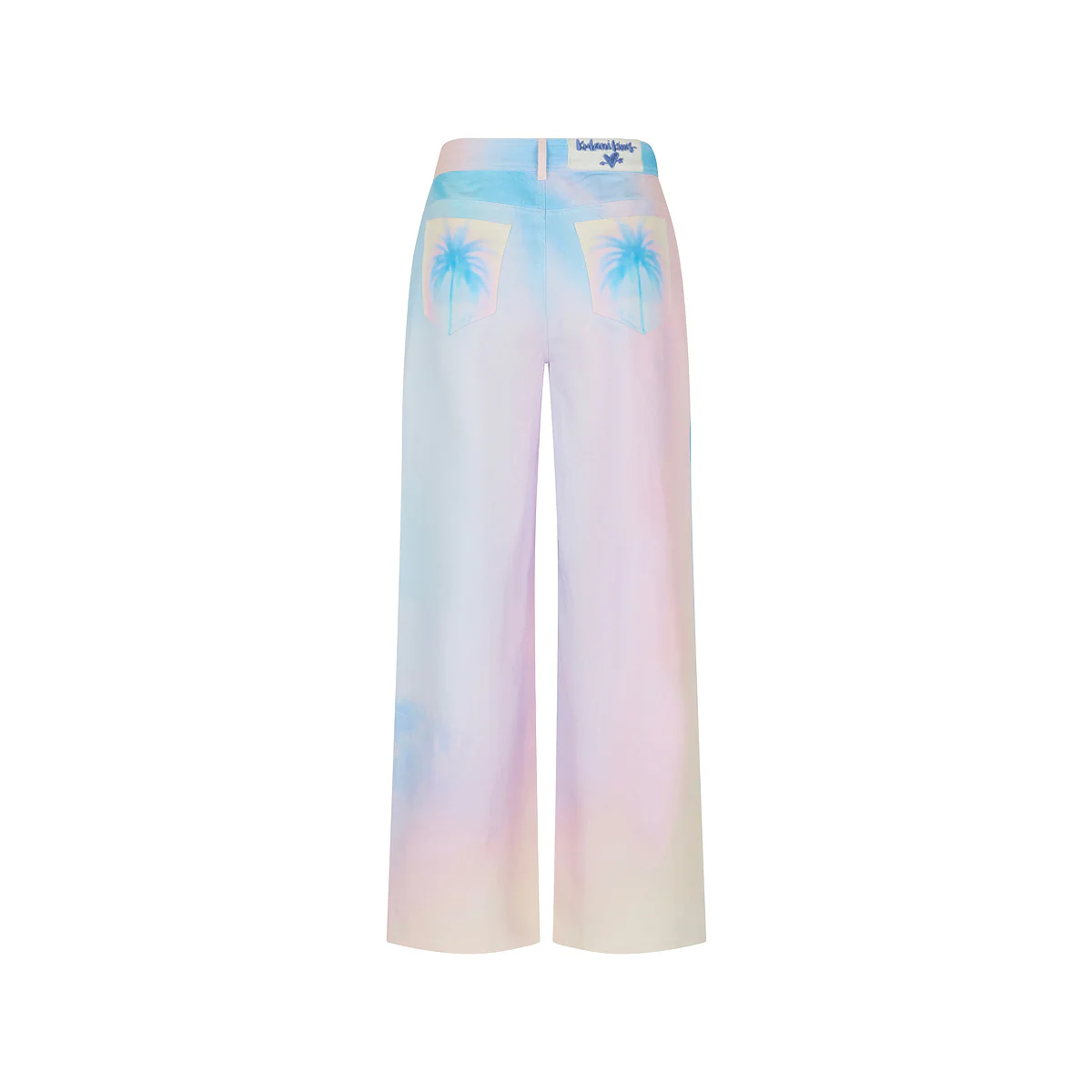 Straight Leg Printed Jean - Salt Breeze