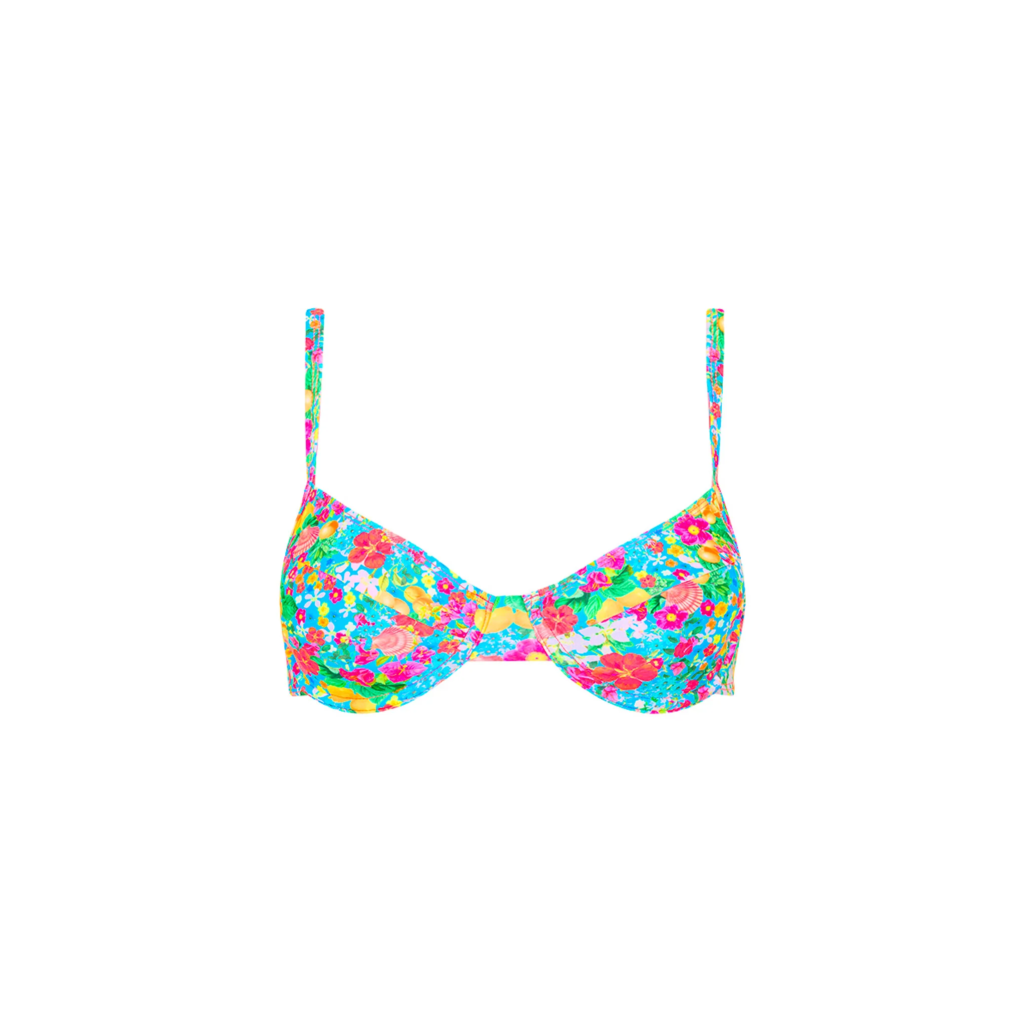 3322-ditzy-underwire-bra-bikini-top-mermaid-garden-1.webp Ditzy Underwire Bra Bikini Top - Mermaid Garden