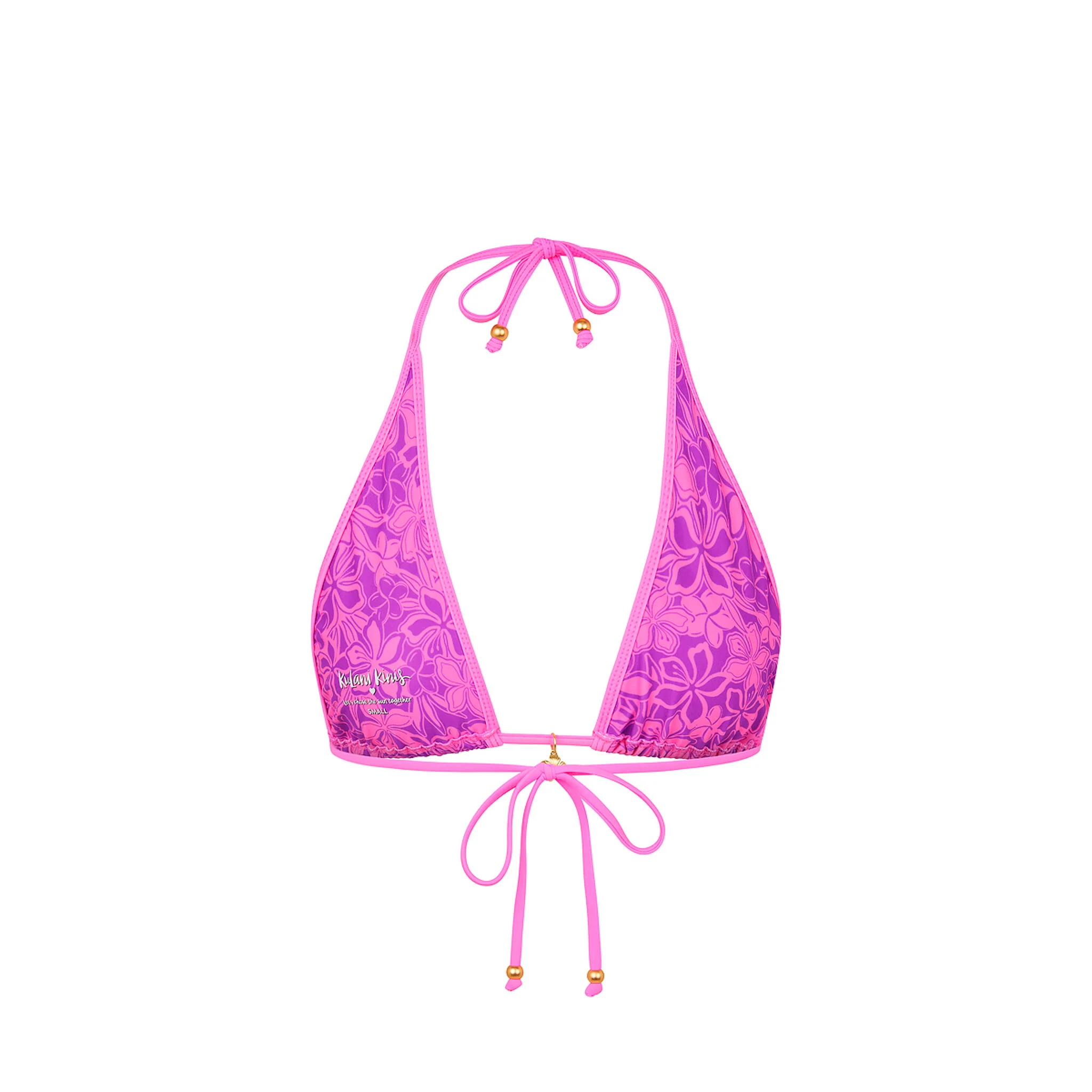 3478-bind-triangle-halter-bikini-top-bubble-berry-9.webp Bind Triangle Halter Bikini Top - Bubble Berry