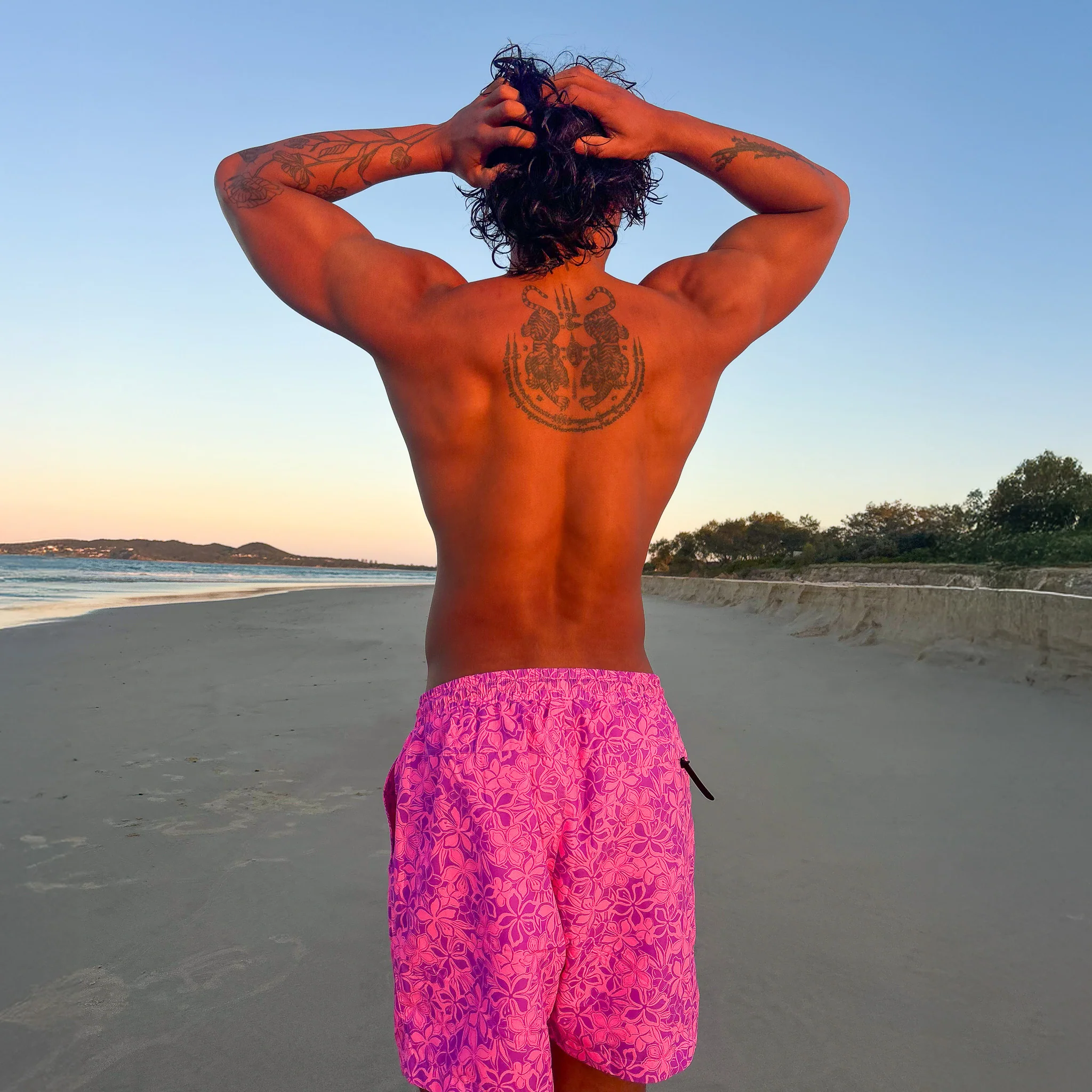 Men's Swim Trunks - Bubble Berry