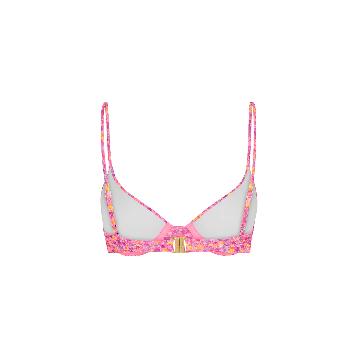 Slim Underwire Bra Bikini Top - Gelato Bloom