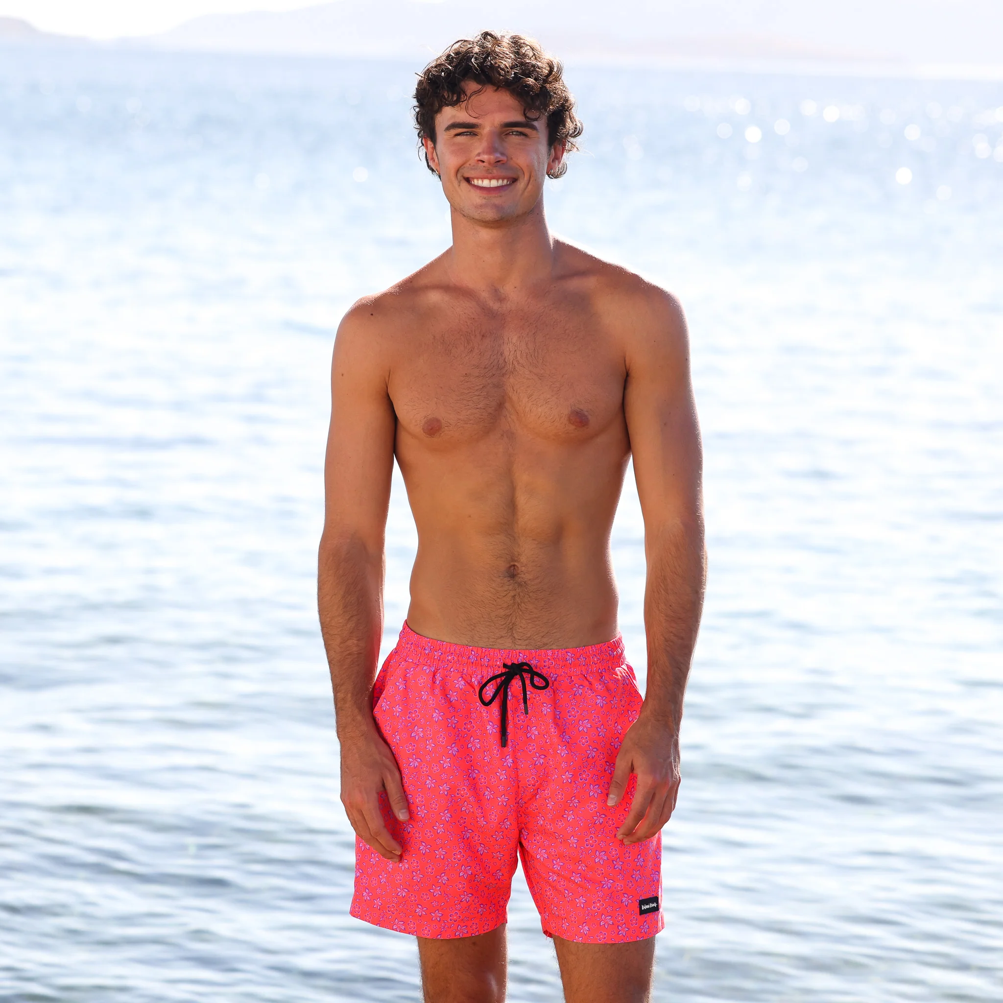 Men's Swim Trunks - Kiss Me
