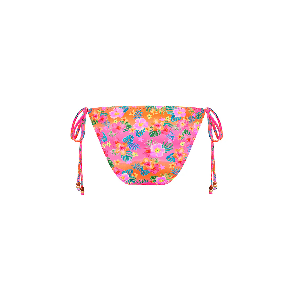 Full Coverage Tie Bikini Bottom - Summer Glow