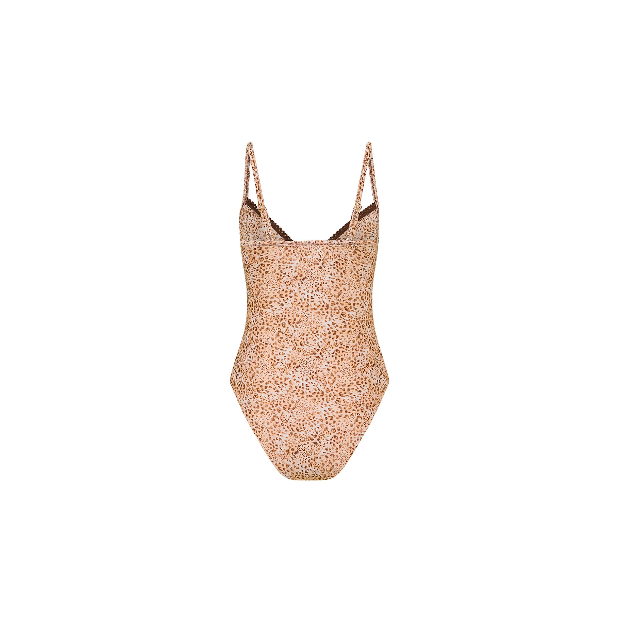 Decorative Underwire Cheeky One Piece - Wild Skies