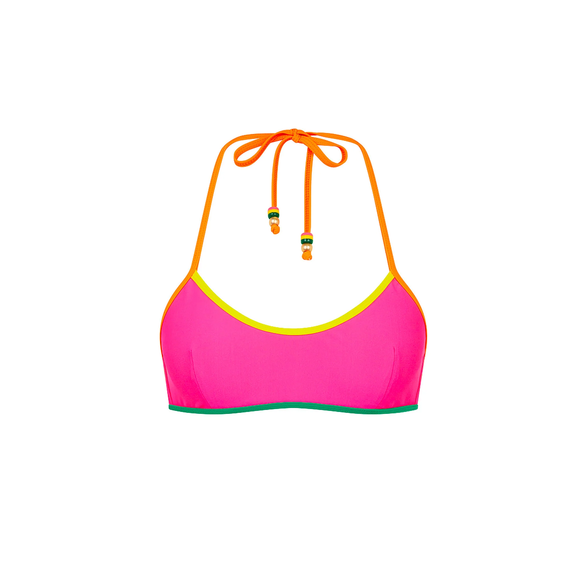 3782-bind-halter-crop-bikini-top-passionfruit-punch-1.webp Bind Halter Crop Bikini Top - Passionfruit Punch