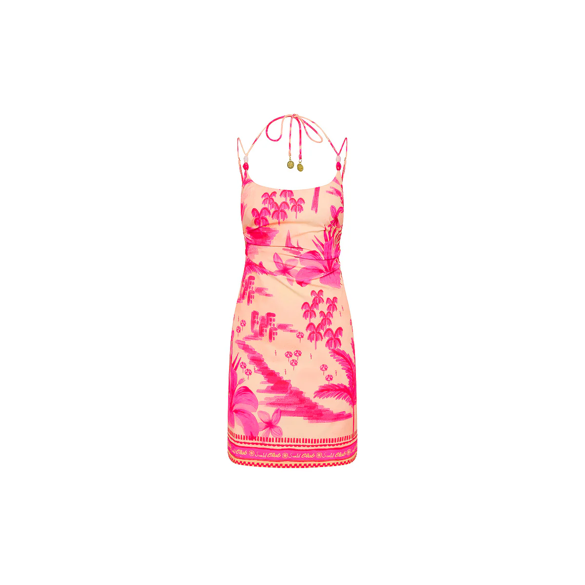 Beaded String Mini Dress - Sippin Pretty