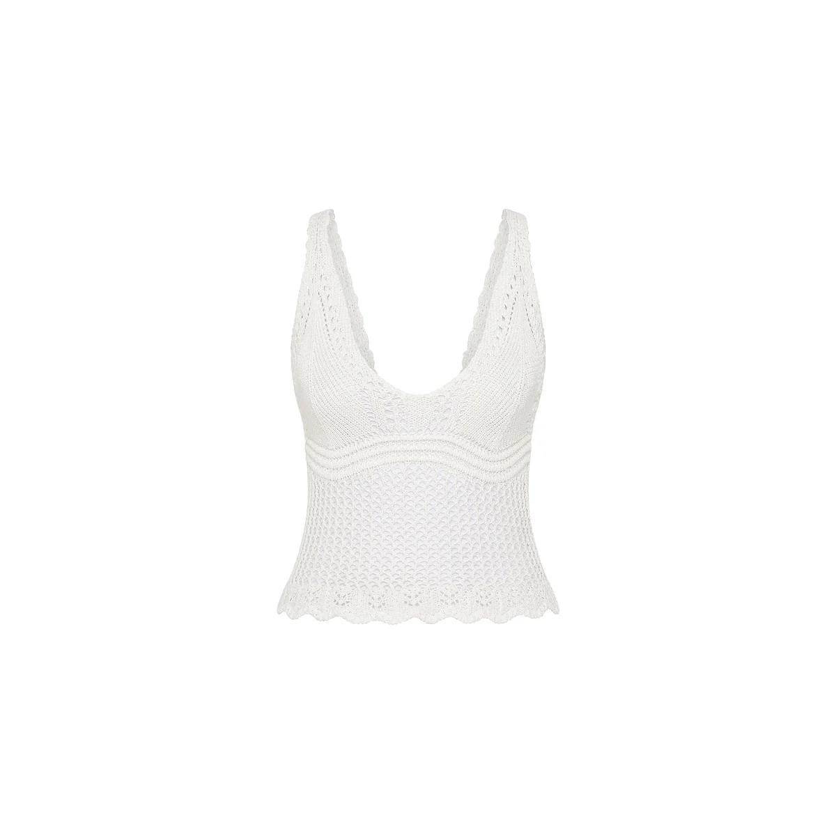 3866-crochet-knit-cami-ivory-1.webp Crochet Knit Cami - Ivory