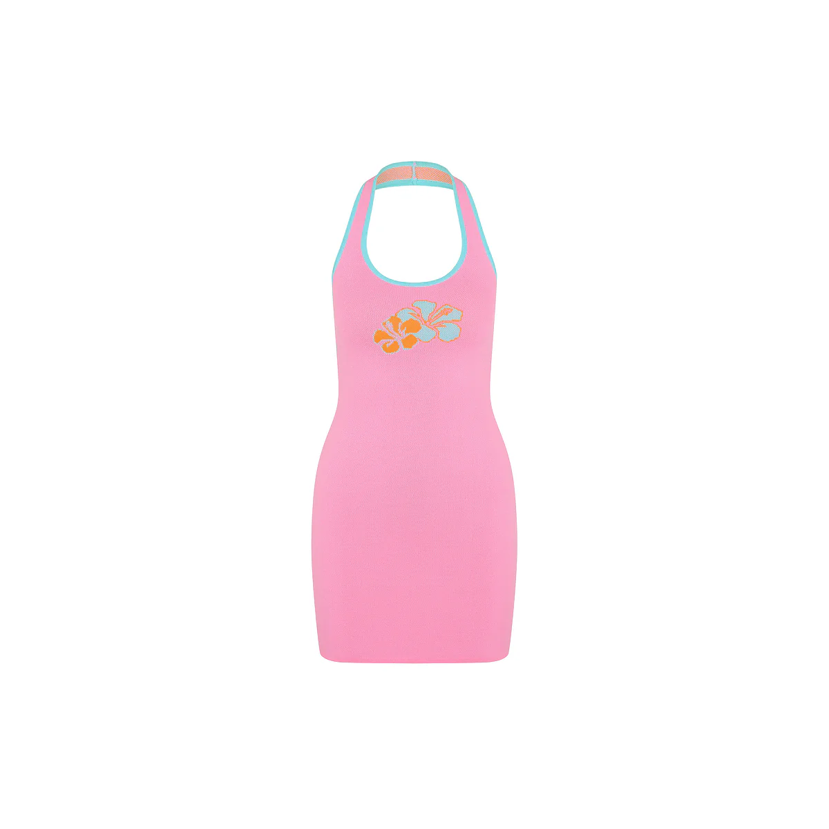 3941-knit-halter-mini-dress-bubblegum-baby-1.webp Knit Halter Mini Dress - Bubblegum Baby