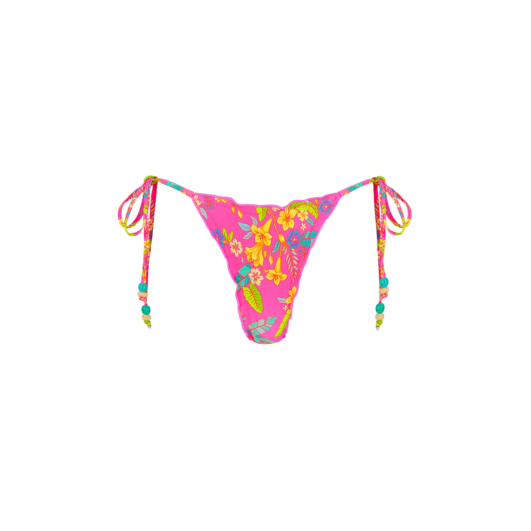 3959-lettuce-edge-thong-tie-bikini-bottom-viva-vacation-1.webp Lettuce Edge Thong Tie Bikini Bottom - Viva Vacation