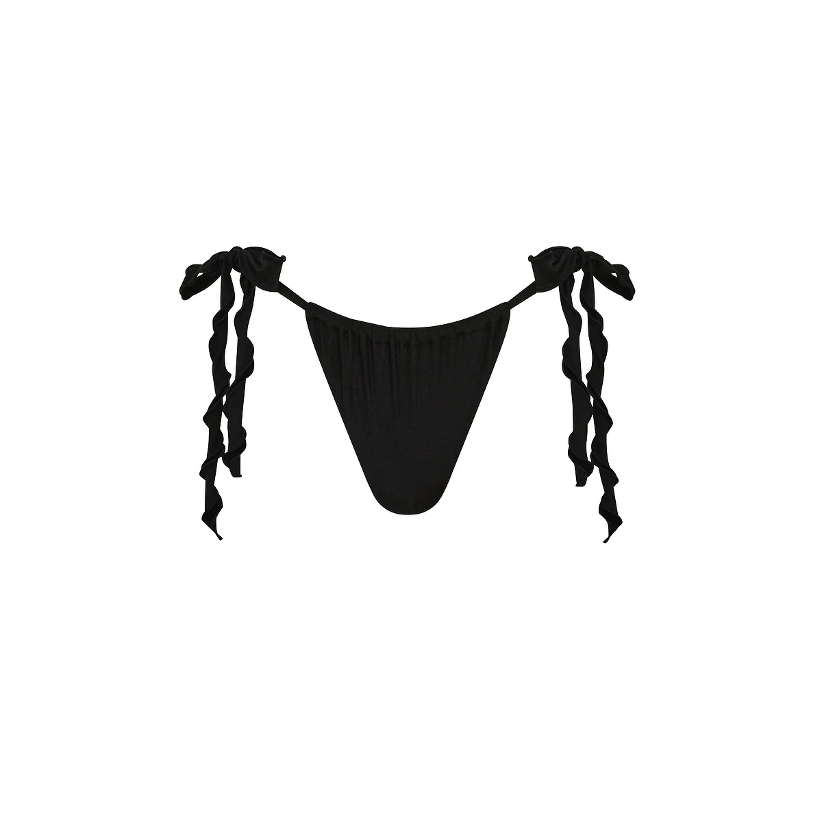 3965-lettuce-tie-ruched-thong-bikini-bottom-twilight-black-1.webp Lettuce Tie Ruched Thong Bikini Bottom - Twilight Black