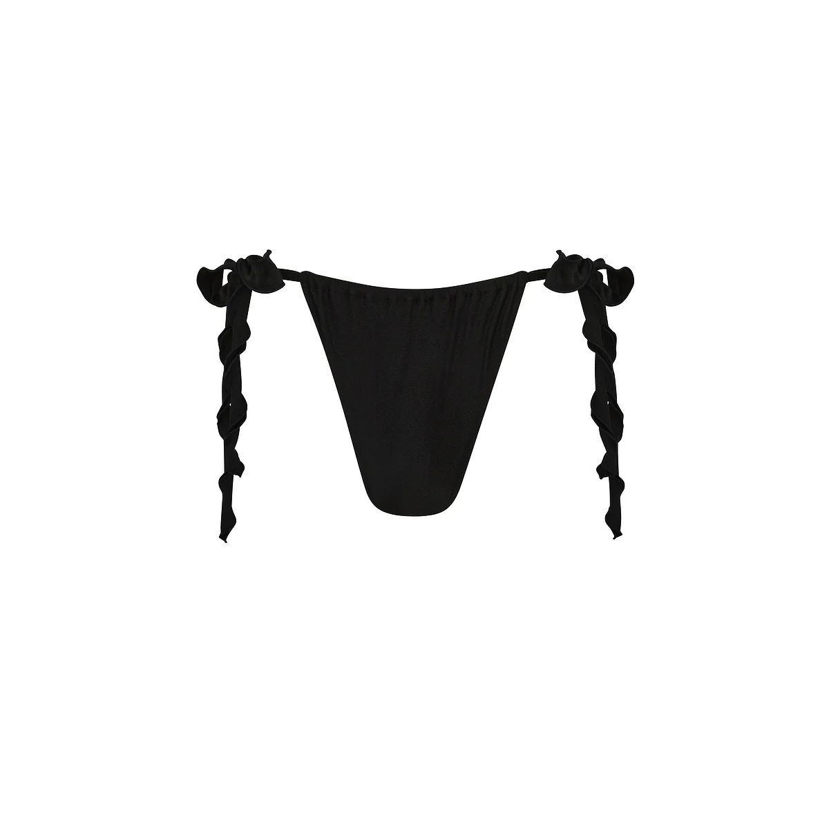 3965-lettuce-tie-ruched-thong-bikini-bottom-twilight-black-9.webp Lettuce Tie Ruched Thong Bikini Bottom - Twilight Black