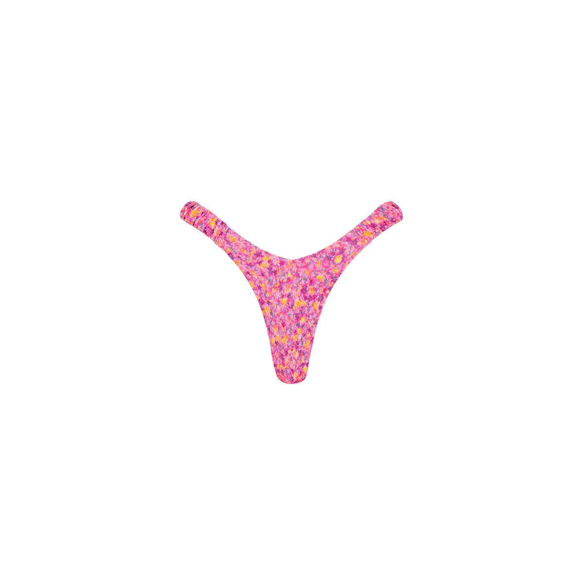 Retro Y Thong Bikini Bottom - Gelato Bloom