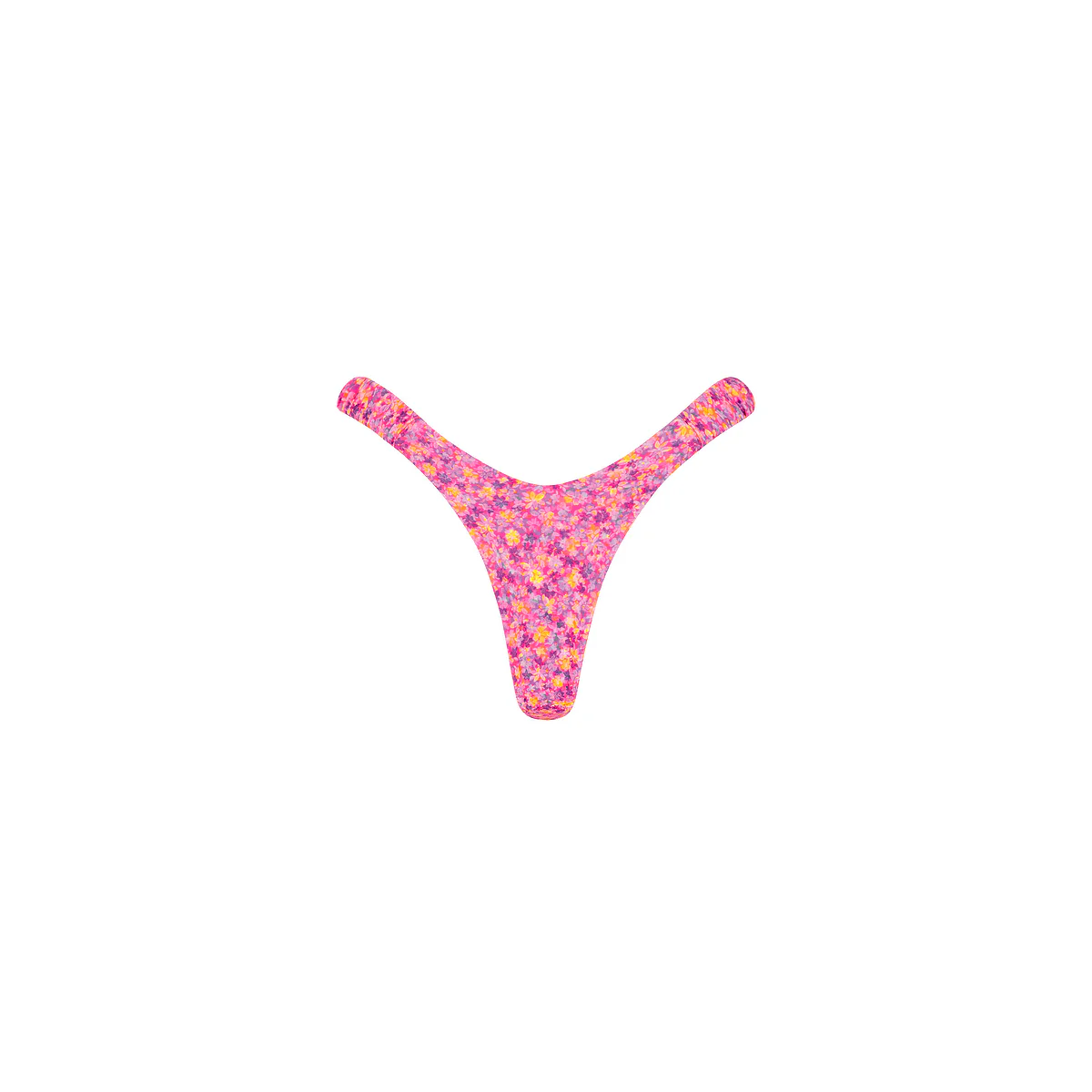 Retro Y Thong Bikini Bottom - Gelato Bloom