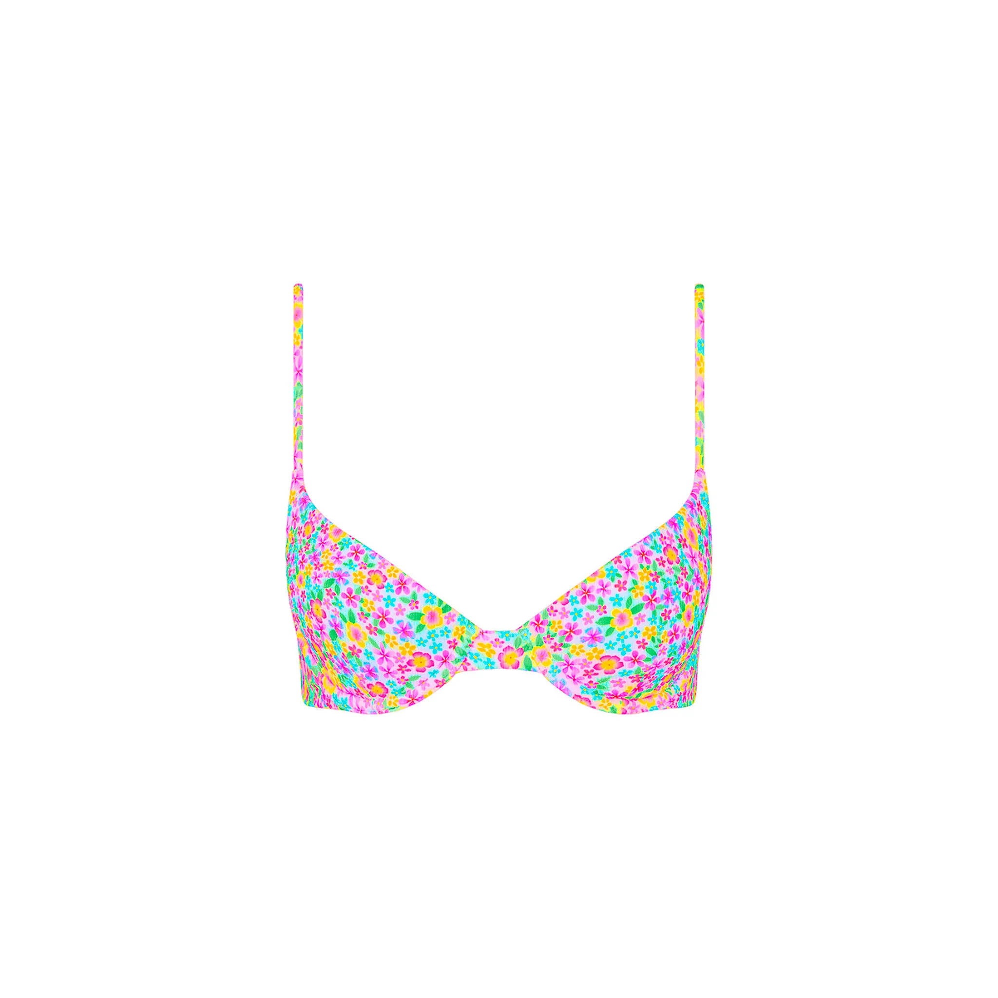 Slim Underwire Bra Bikini Top - Field Trip