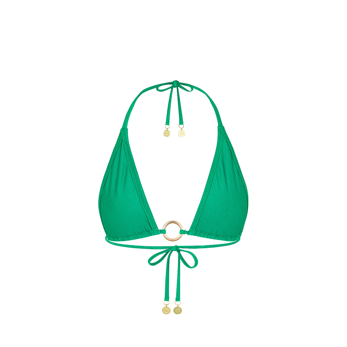 Ring Halter Bikini Top - Island Lush