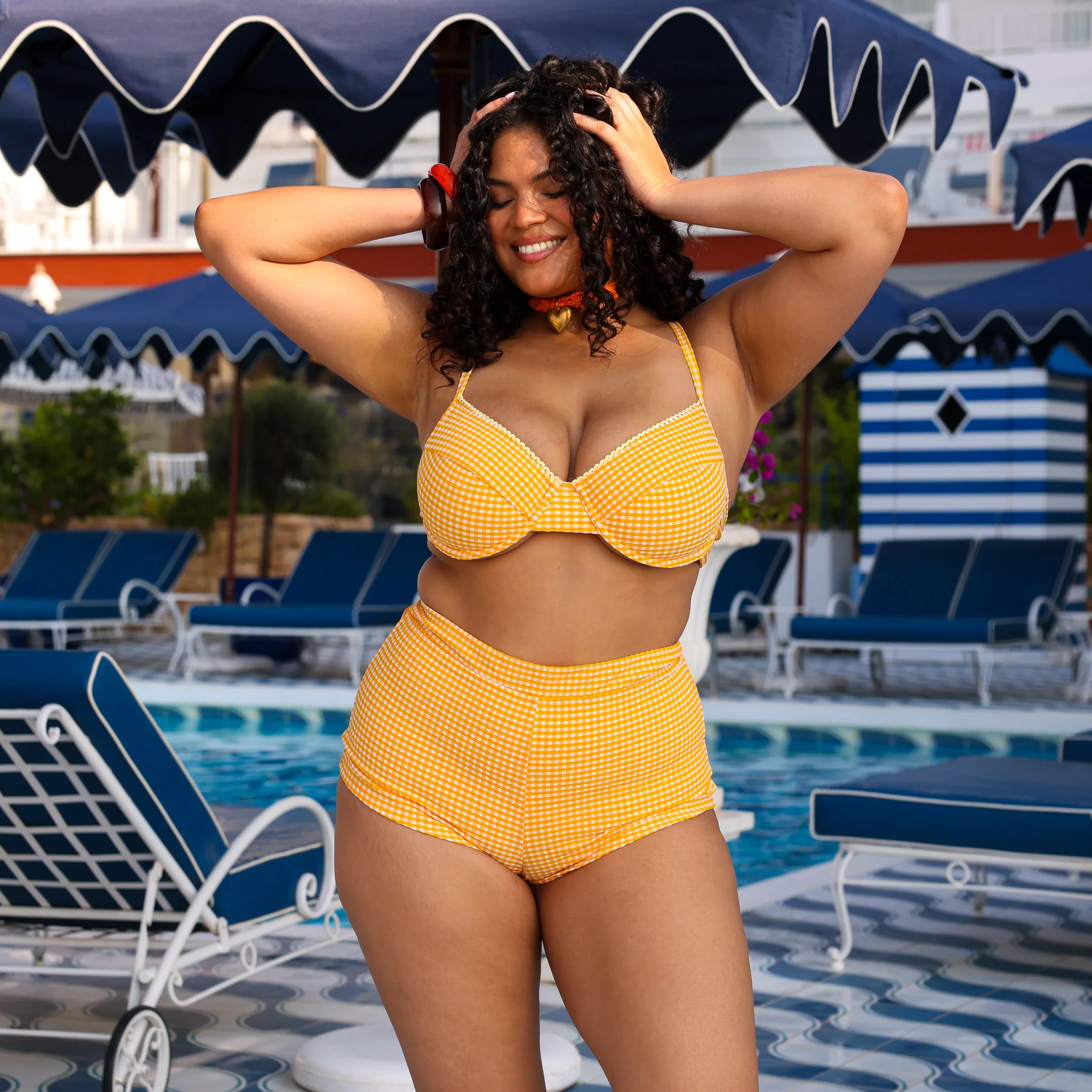 4389-decorative-ditzy-underwire-bikini-top-orange-cream-2.webp Decorative Ditzy Underwire Bikini Top - Orange Cream