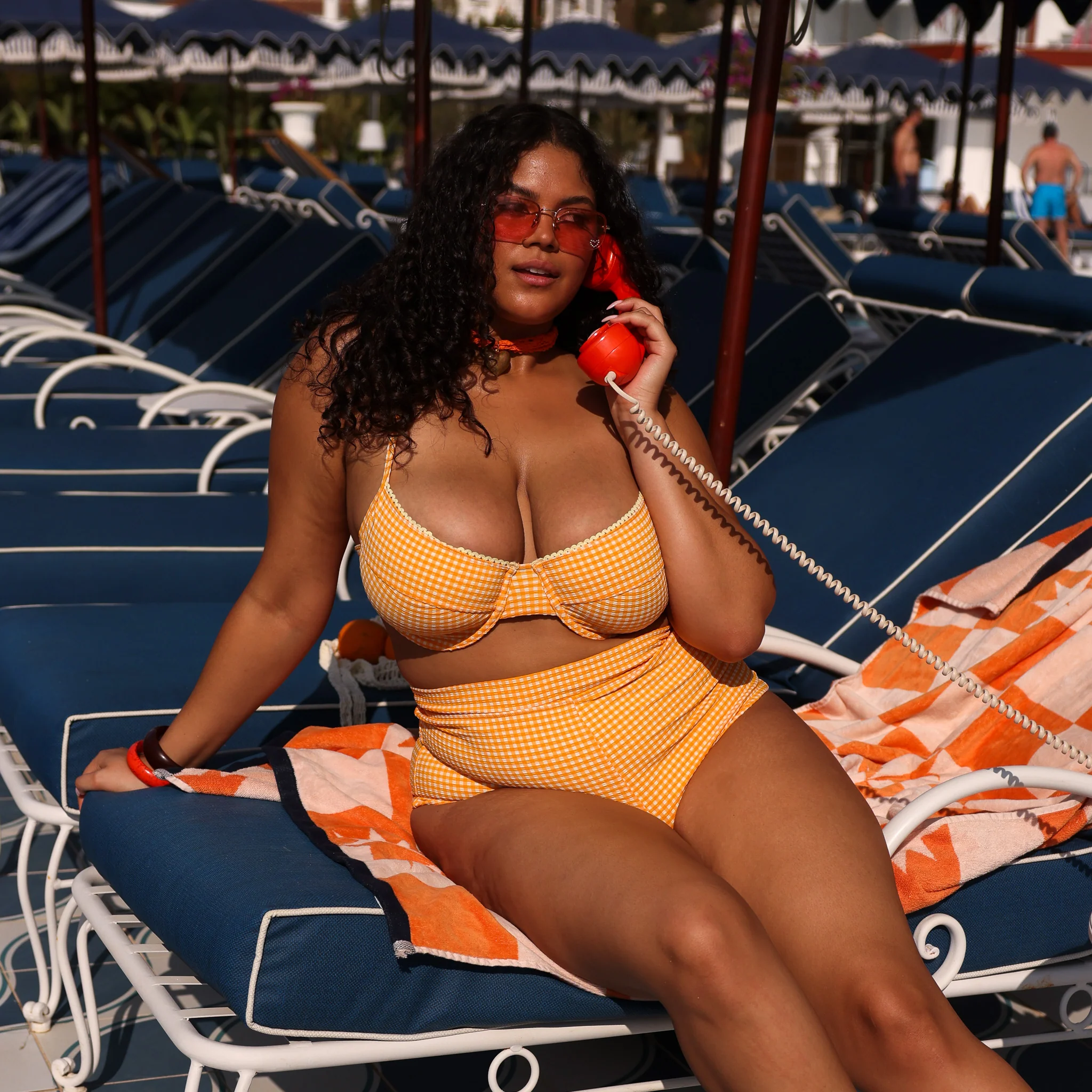 4389-decorative-ditzy-underwire-bikini-top-orange-cream-9.webp Decorative Ditzy Underwire Bikini Top - Orange Cream