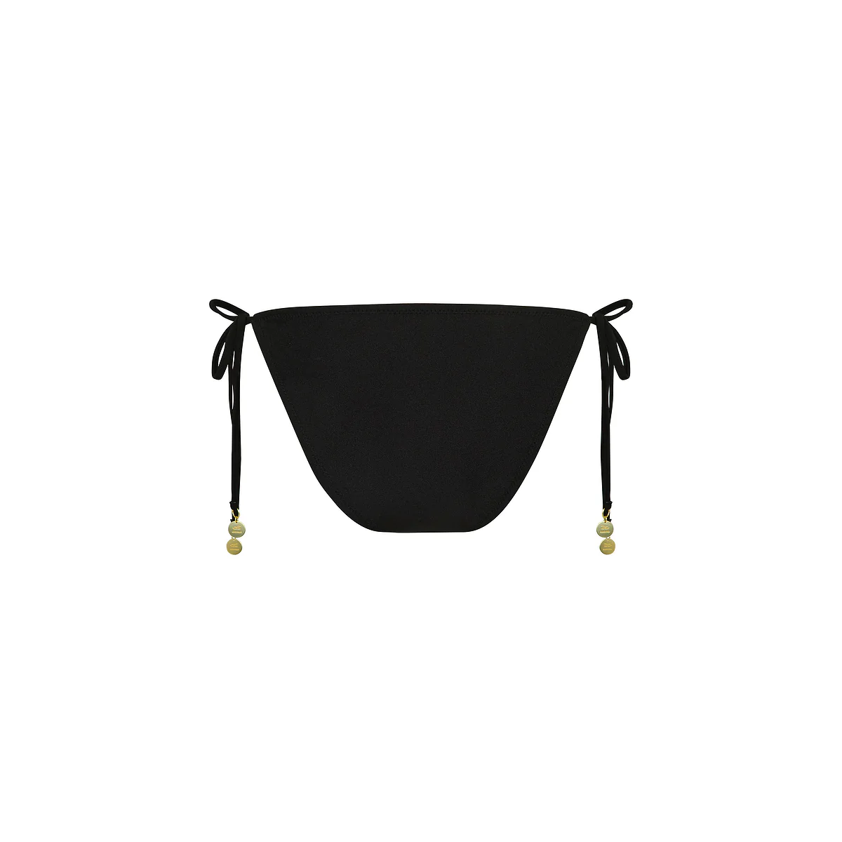 Full Coverage Tie Bikini Bottom - Twilight Black