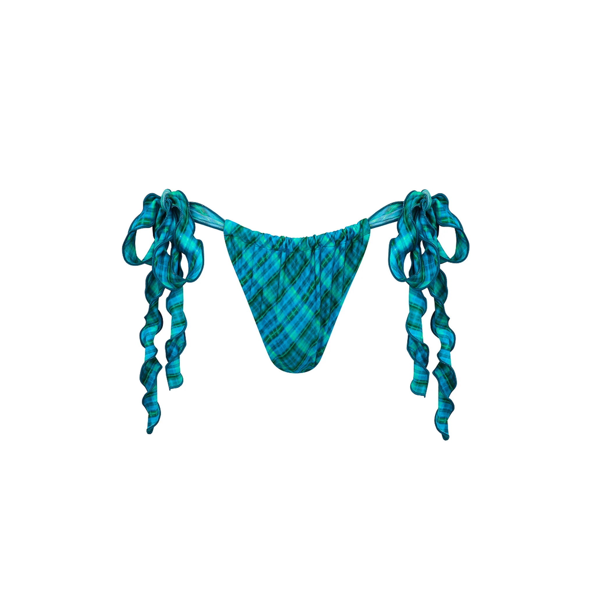 4734-lettuce-tie-ruched-thong-bikini-bottom-tropic-dip-1.webp Lettuce Tie Ruched Thong Bikini Bottom - Tropic Dip