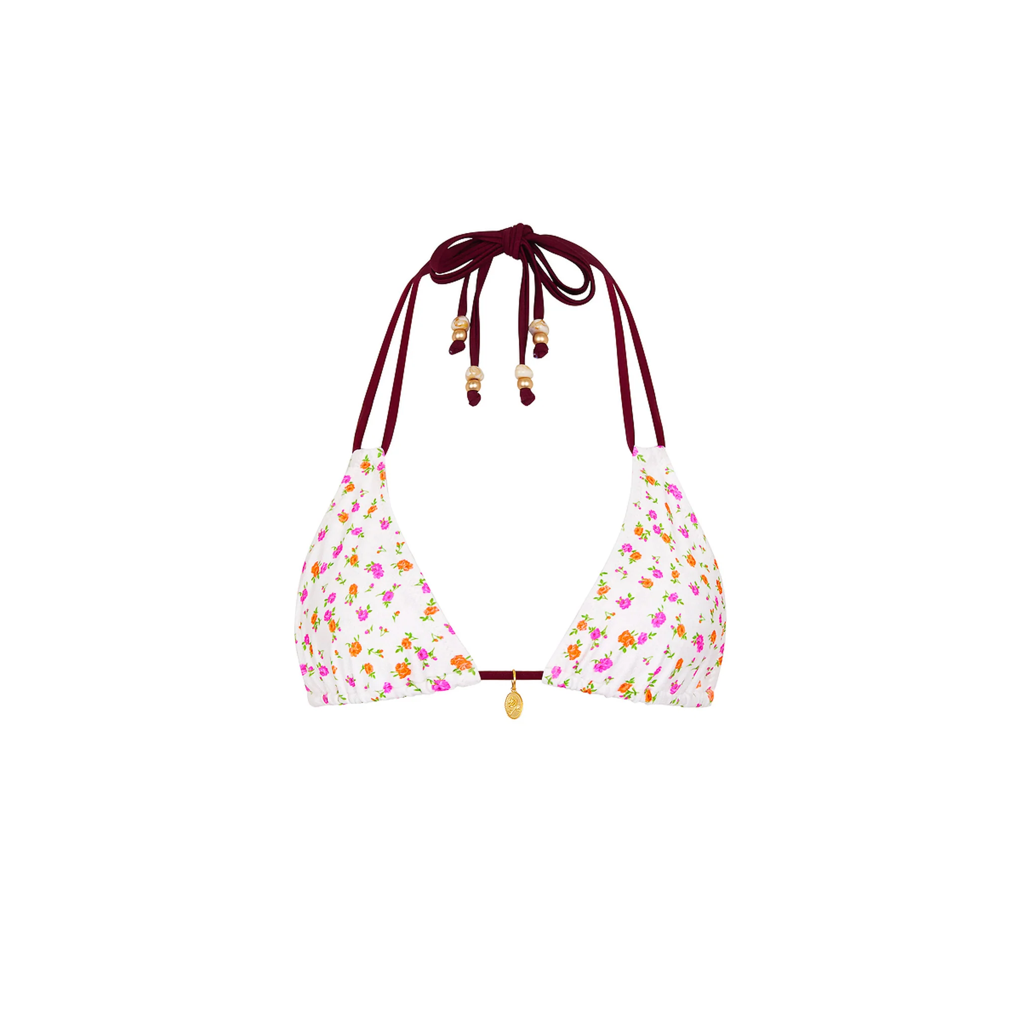 Halter Bralette Bikini Top - Rosie Posie