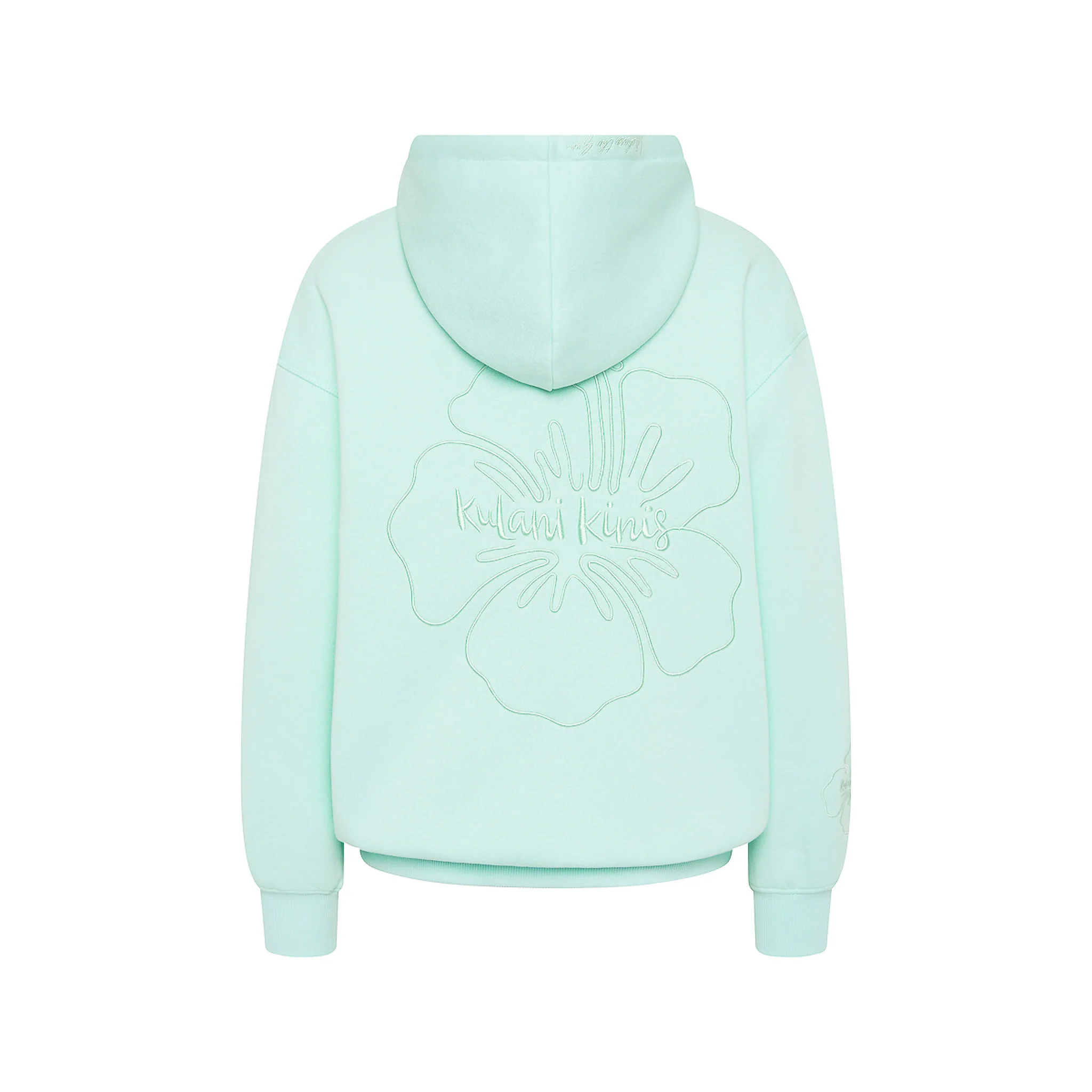 Embroidered Hoodie - Jelly Mint