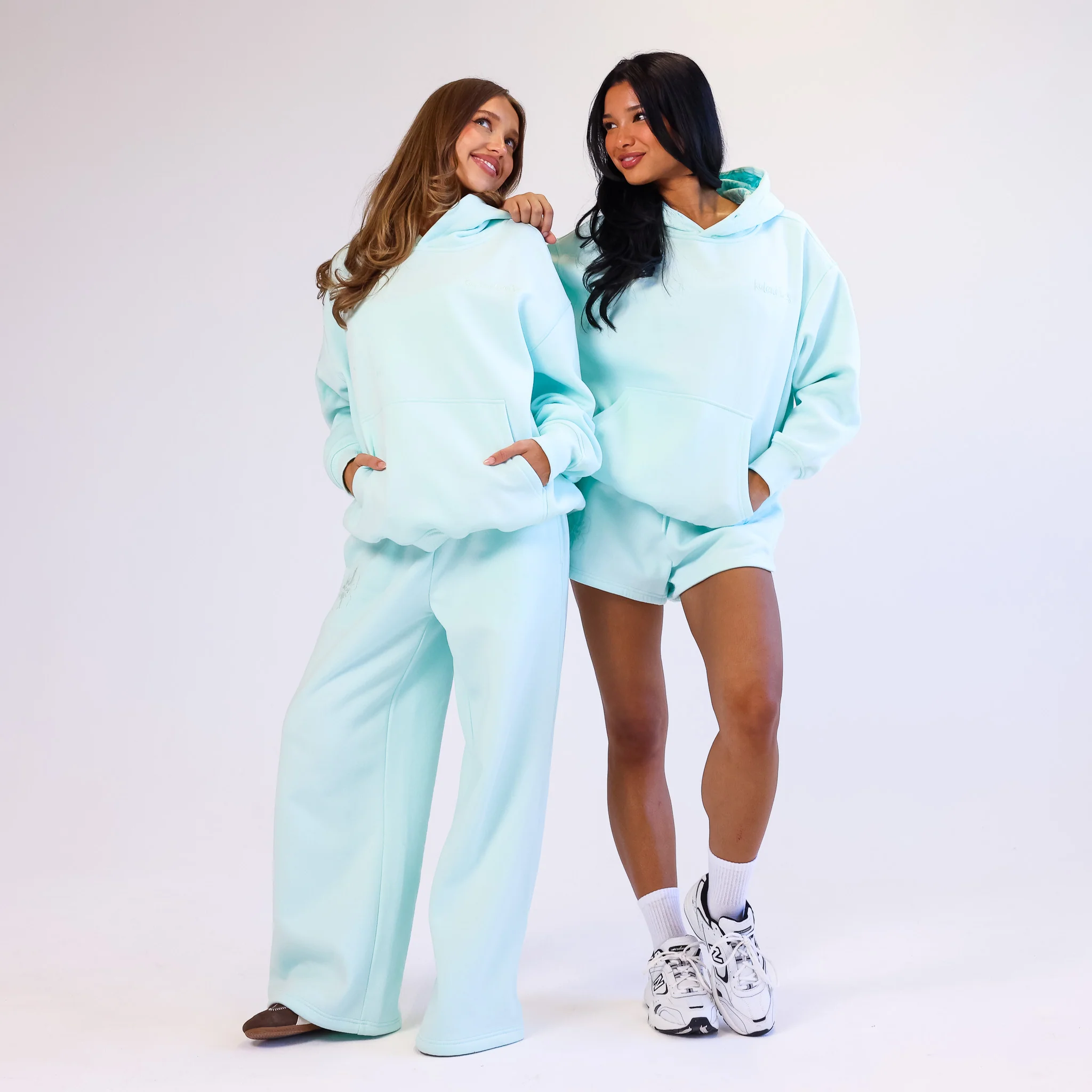 Embroidered Hoodie - Jelly Mint